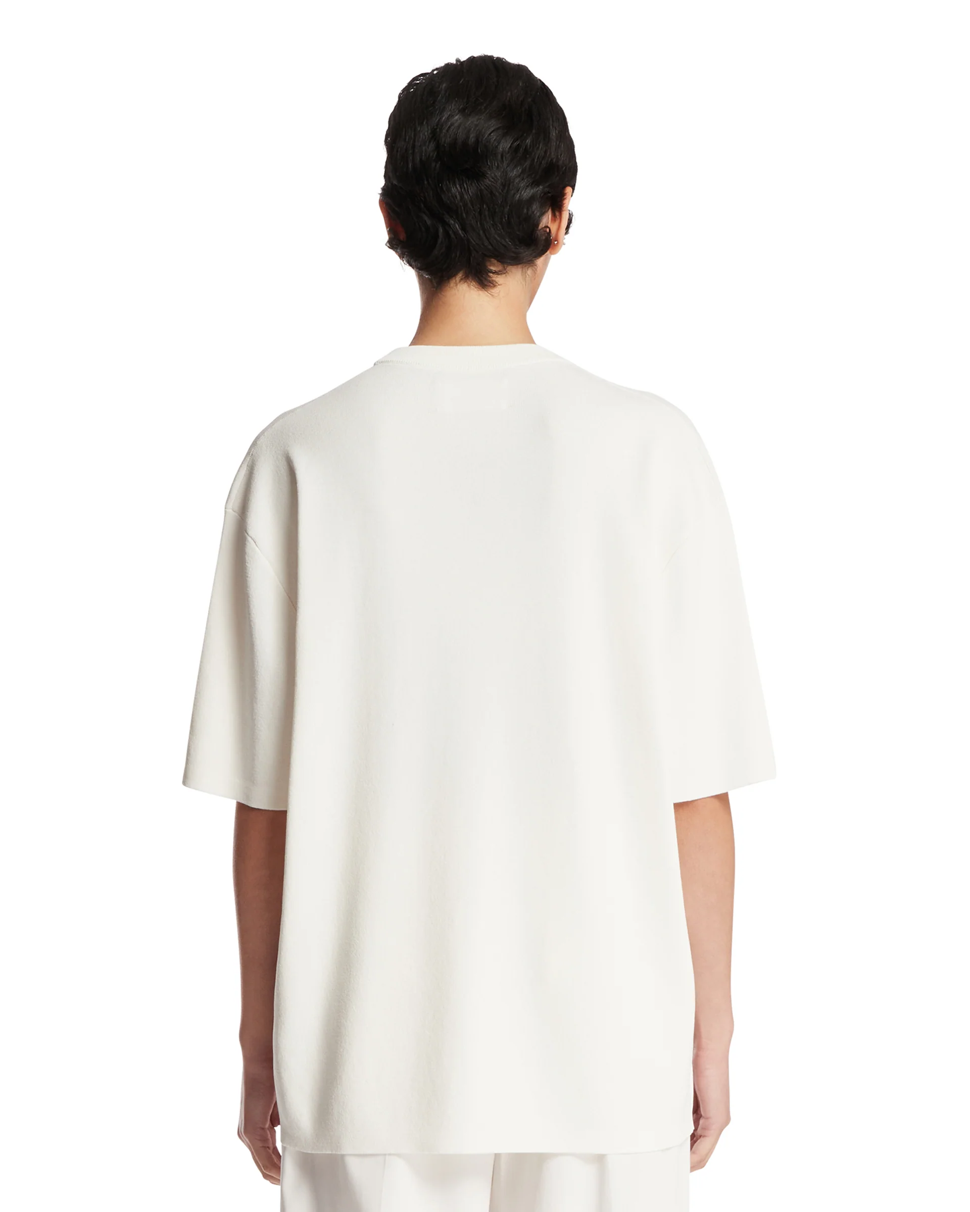 T-Shirt In Cotone Bianca - Image 5