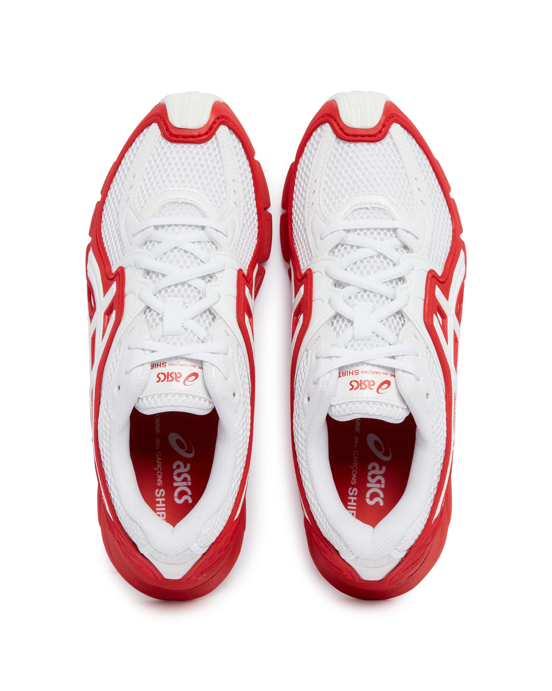 Comme des Garcons Shirt x Asics Sneakers Gel Bianche e Rosse - Image 3