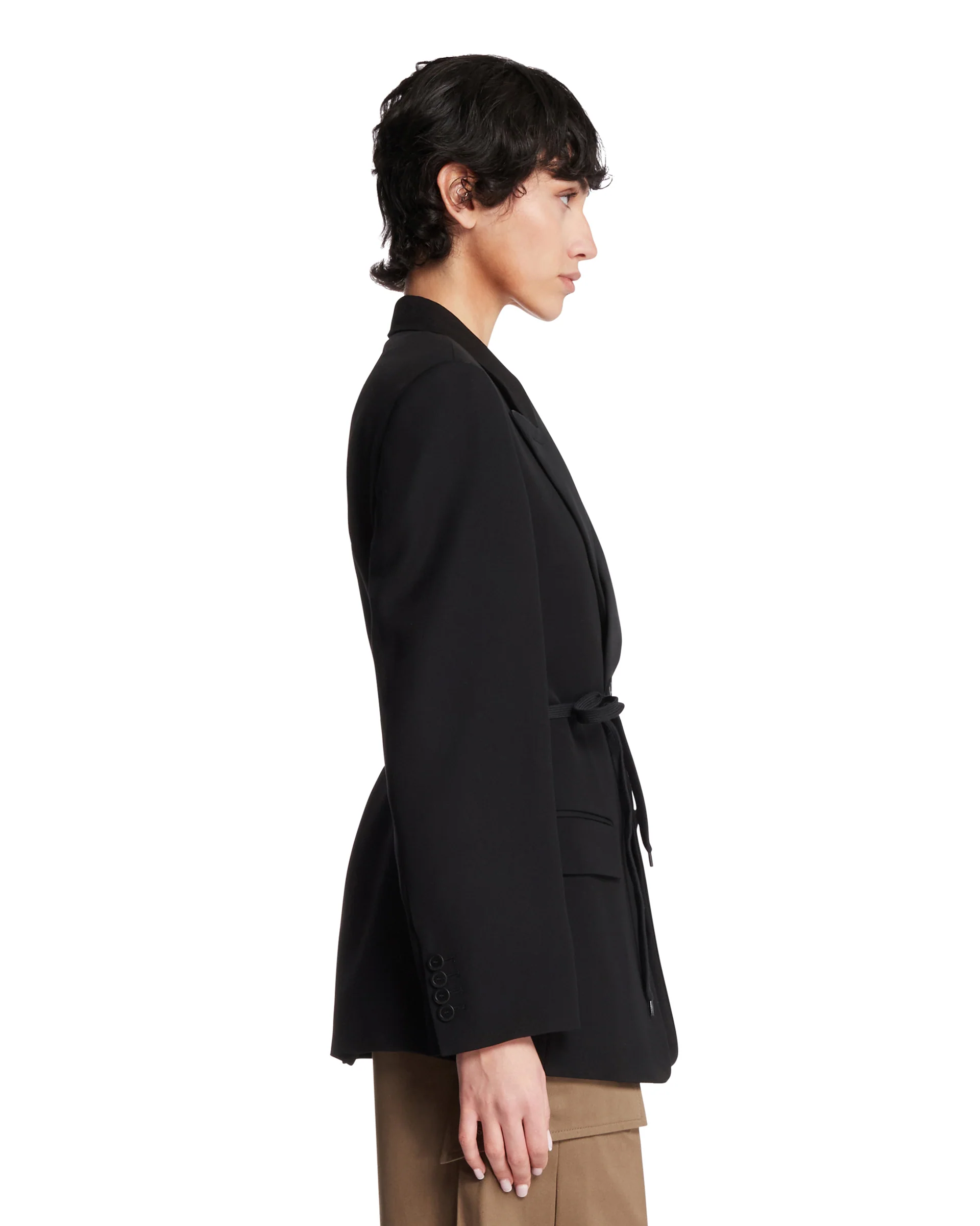 Blazer Con Lacci Nero - Image 4