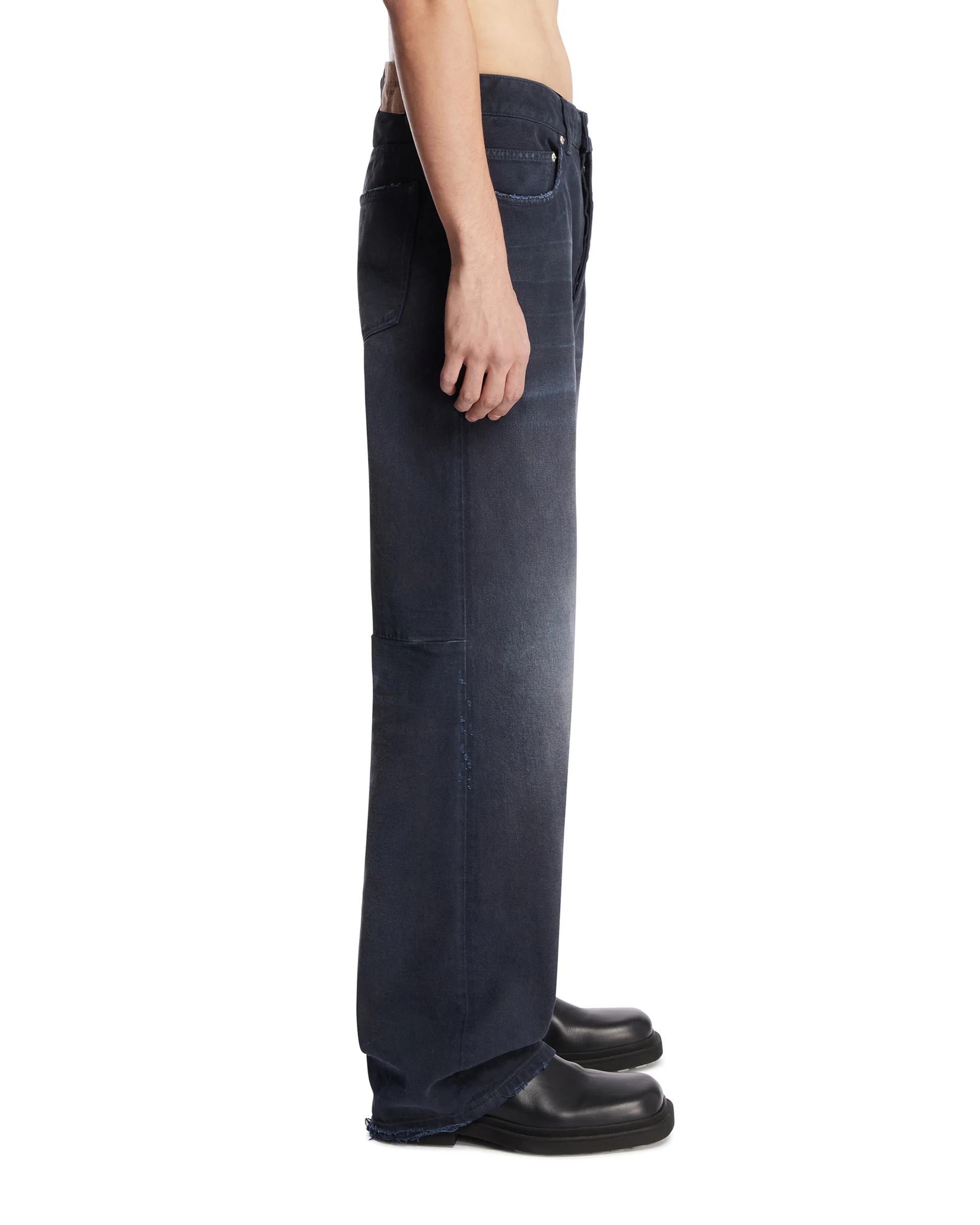 Jeans Baggy Blu Scuro - Image 4