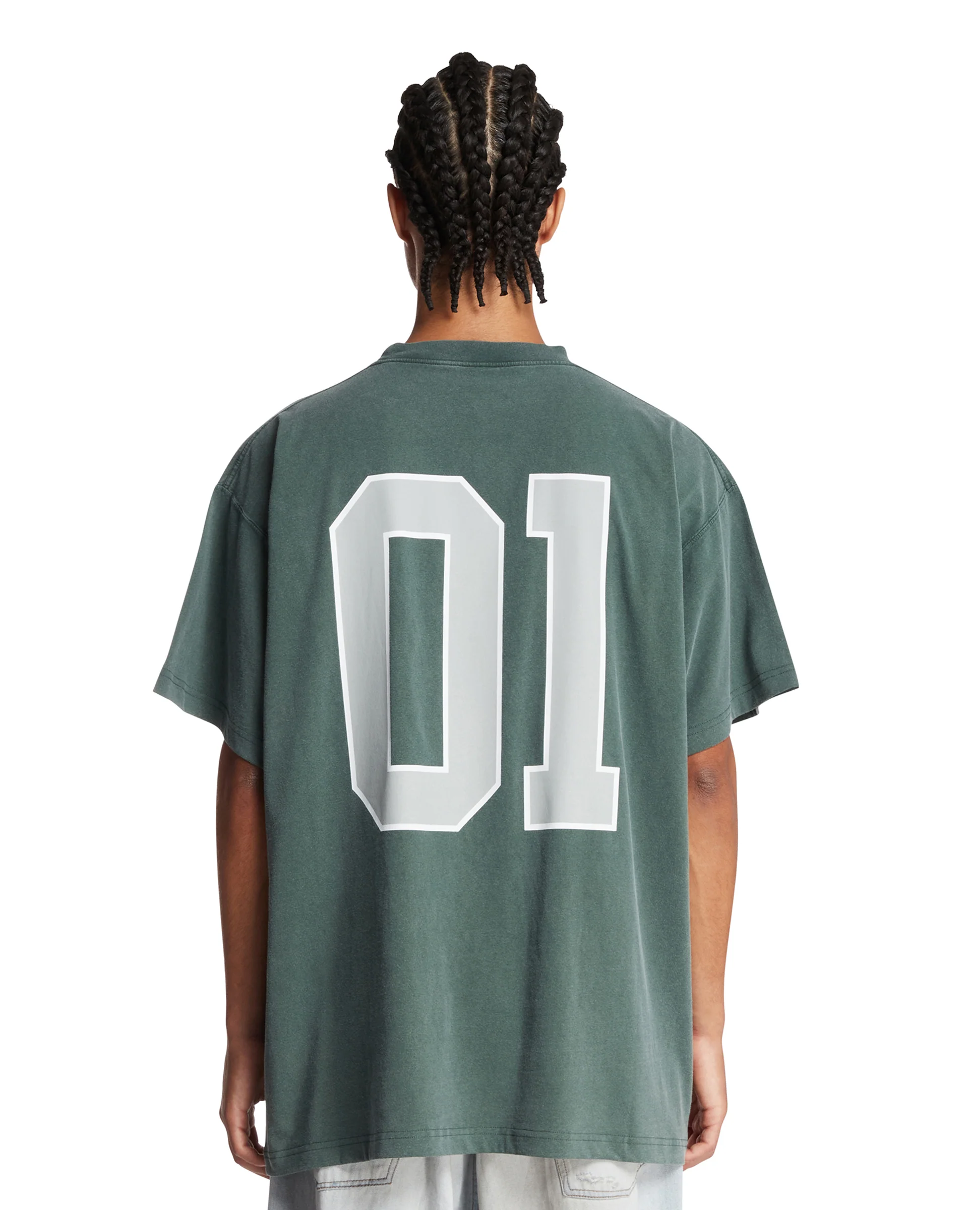 T-Shirt Basketball Oversize Verde - Image 5