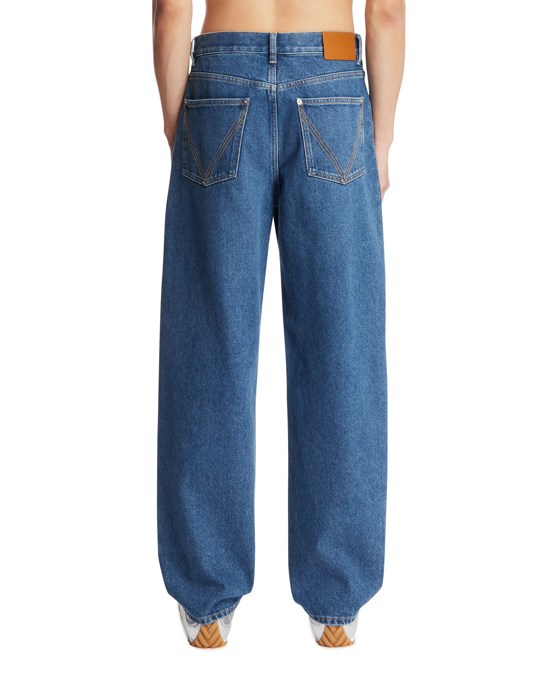 Jeans A Gamba Ampia Blu - Image 5