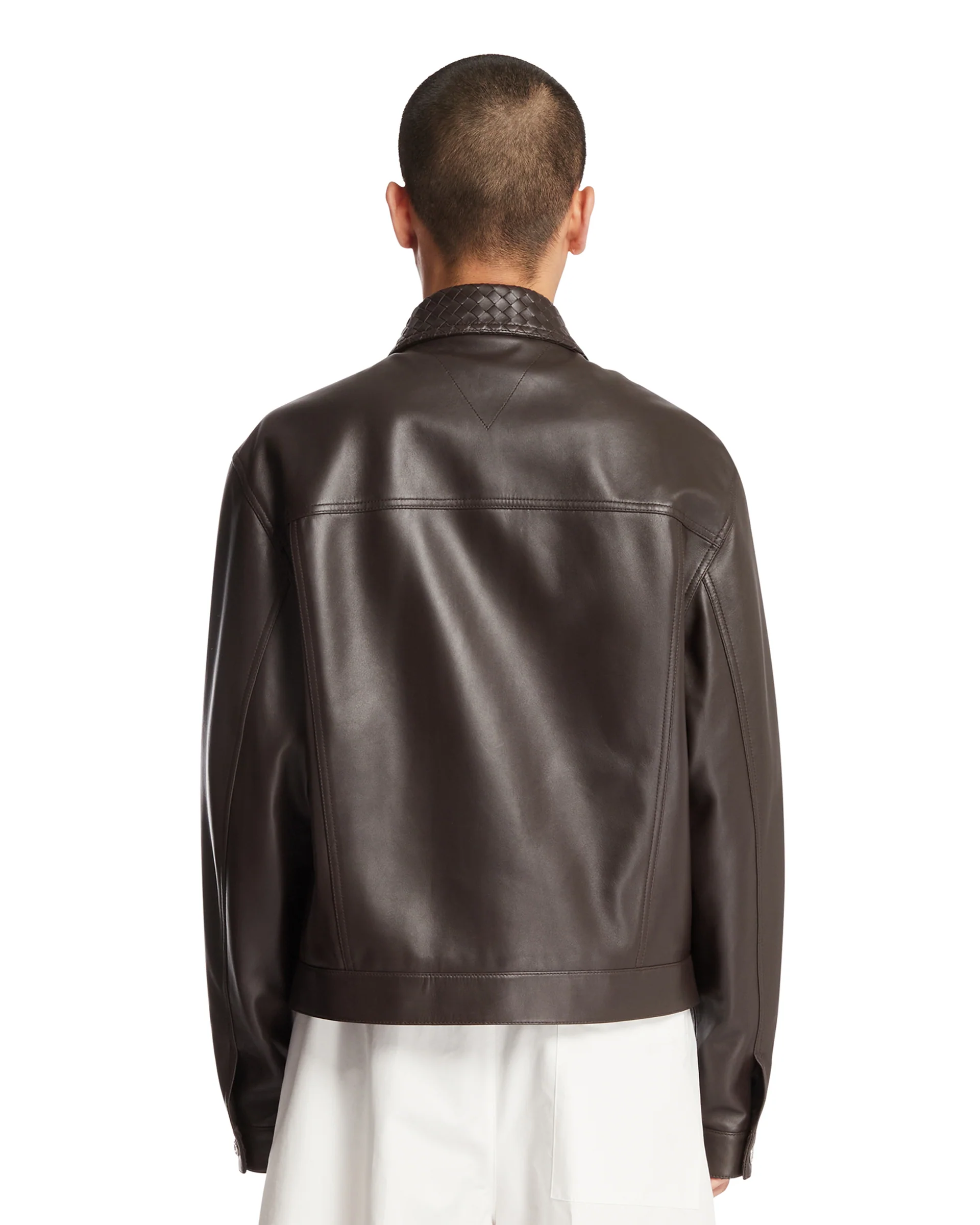 Giacca In Pelle Marrone - Image 5