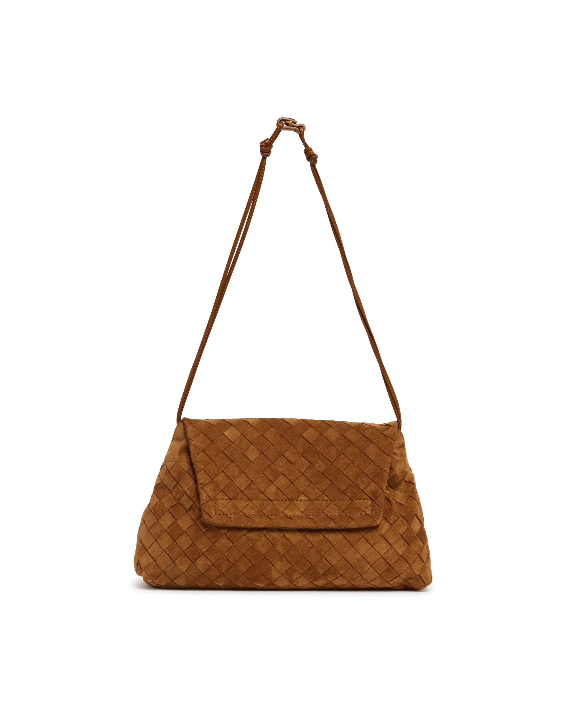 Clutch Giorno In Suede Marrone - Image 6