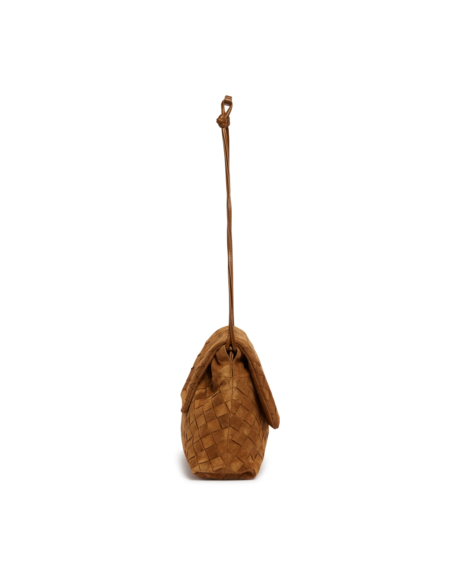 Clutch Giorno In Suede Marrone - Image 7