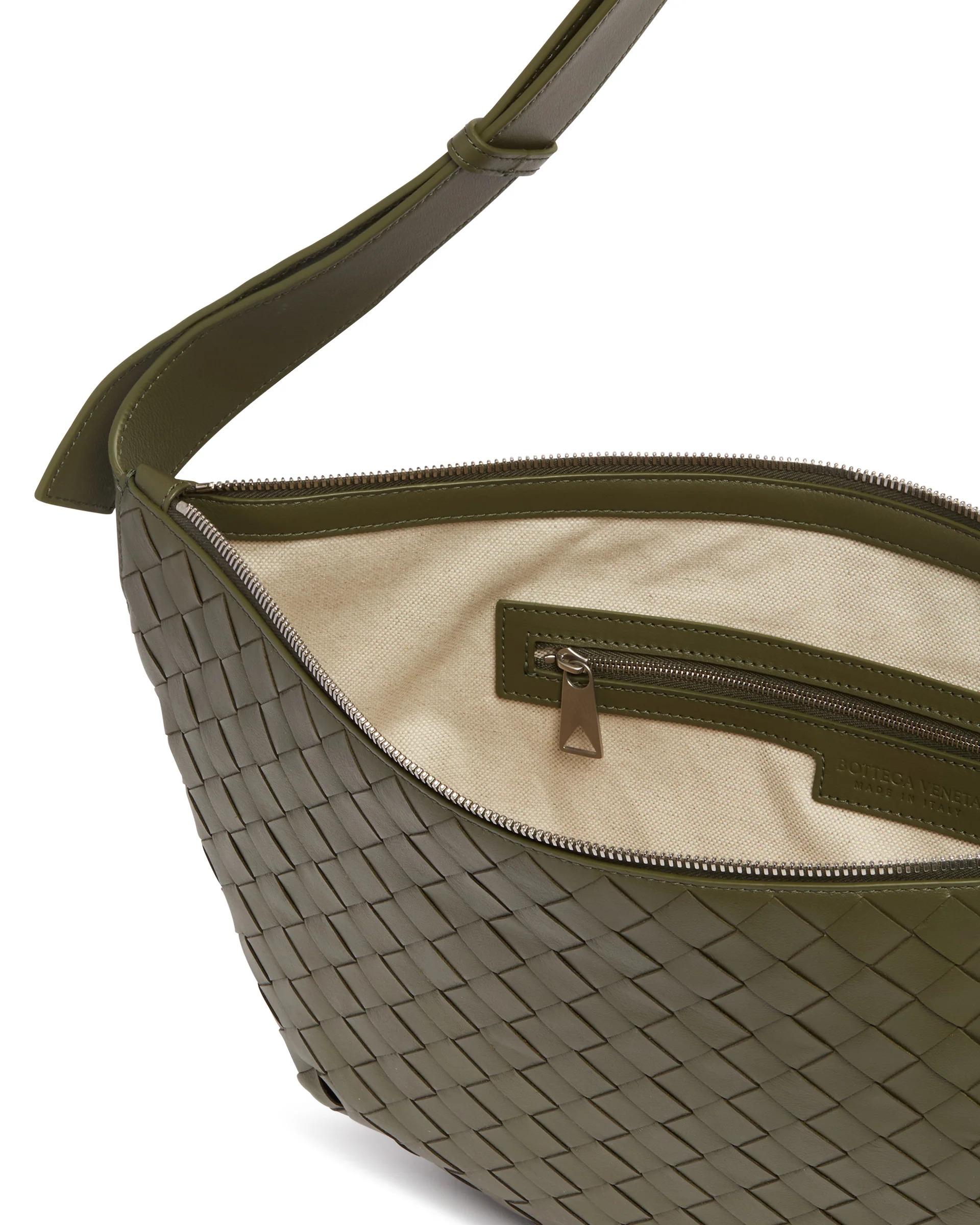 Borsa Intrecciato Day Sling Verde - Image 4