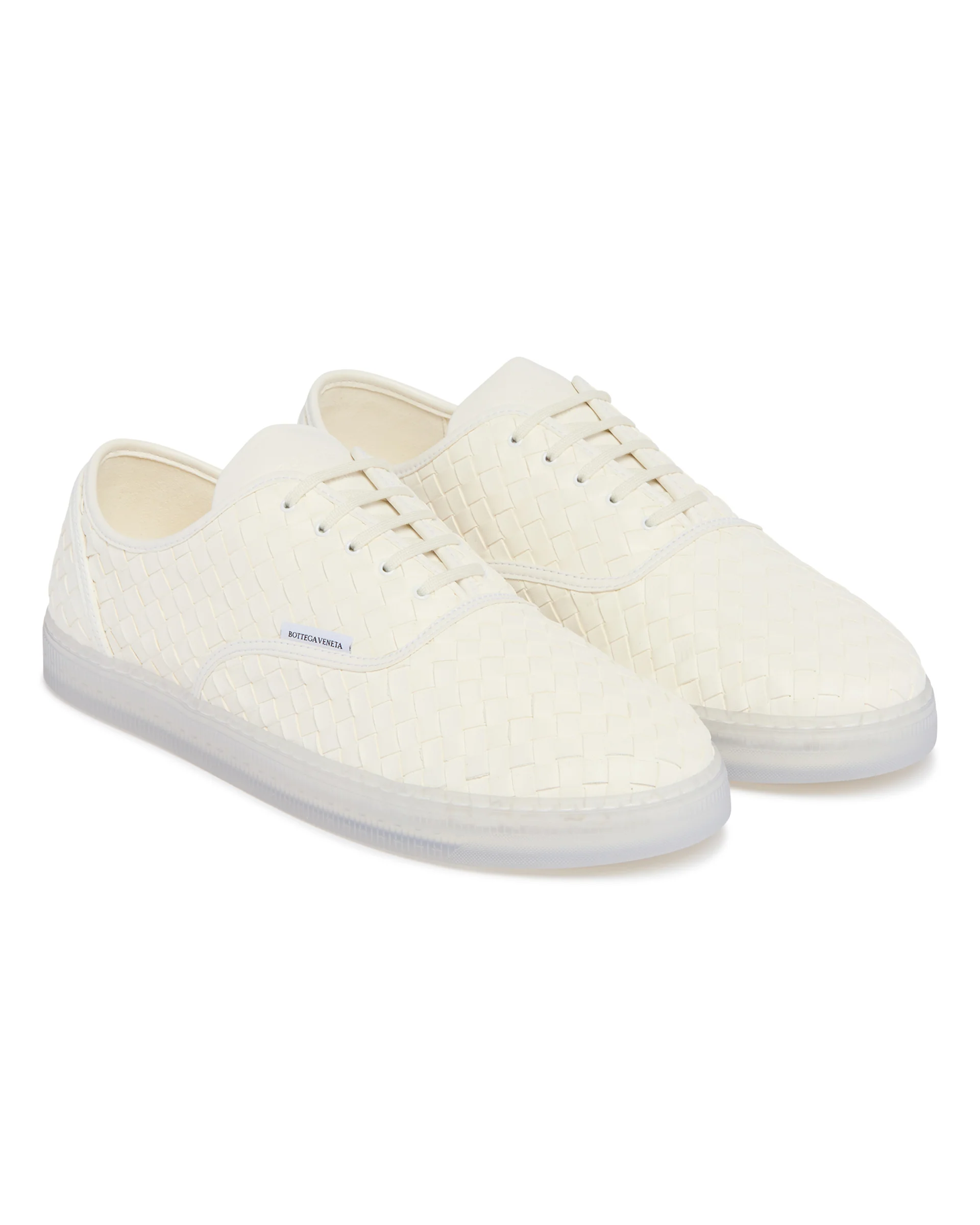 Sneakers Intrecciate Bianche - Image 4