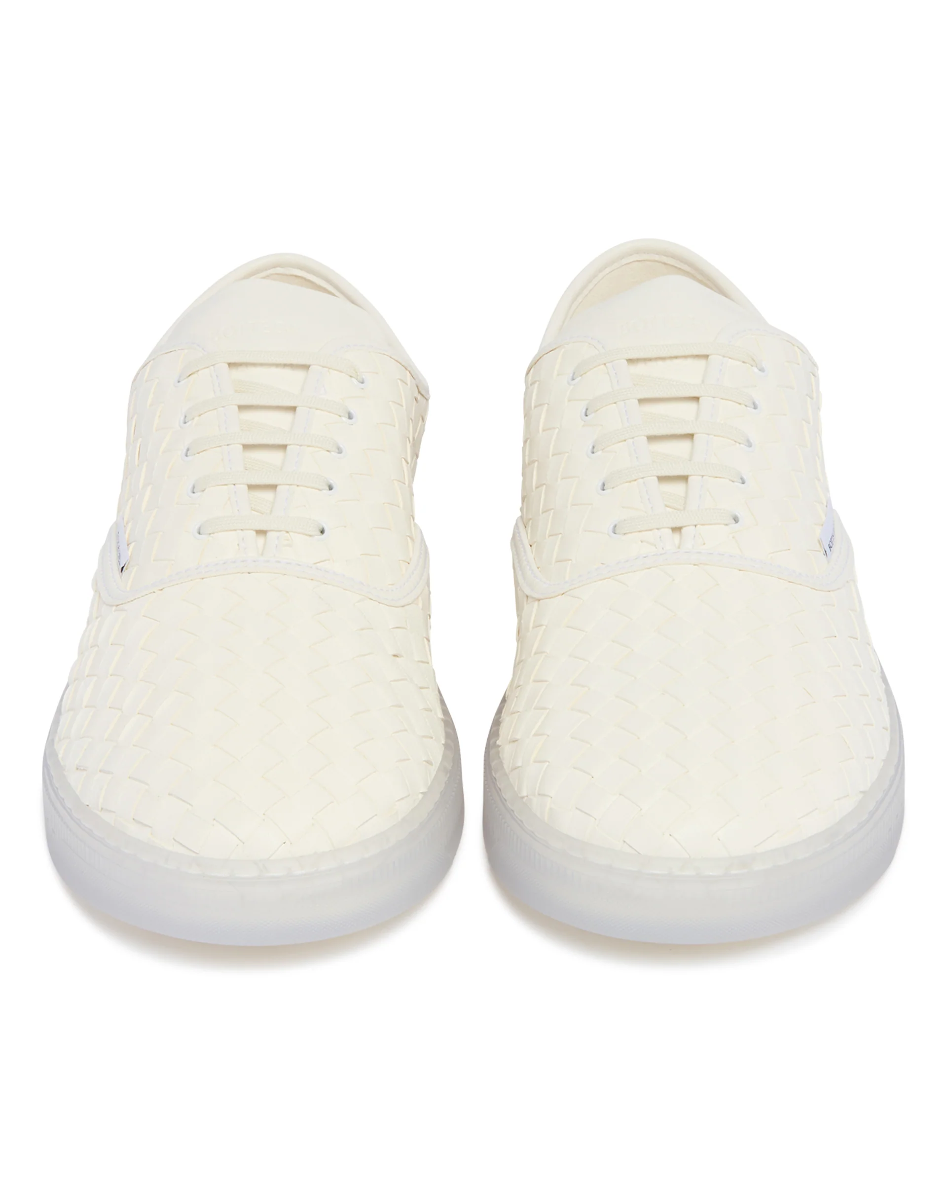 Sneakers Intrecciate Bianche - Image 5