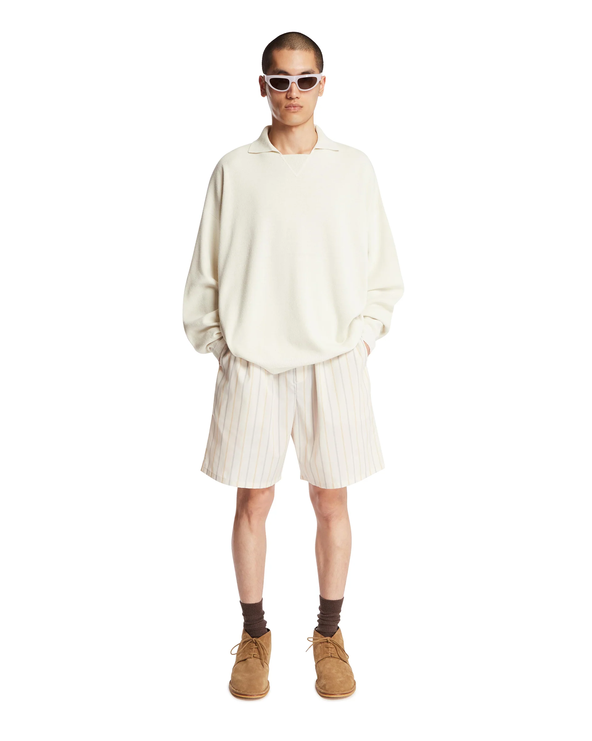 Pantaloncini Boxer Beige - Image 3