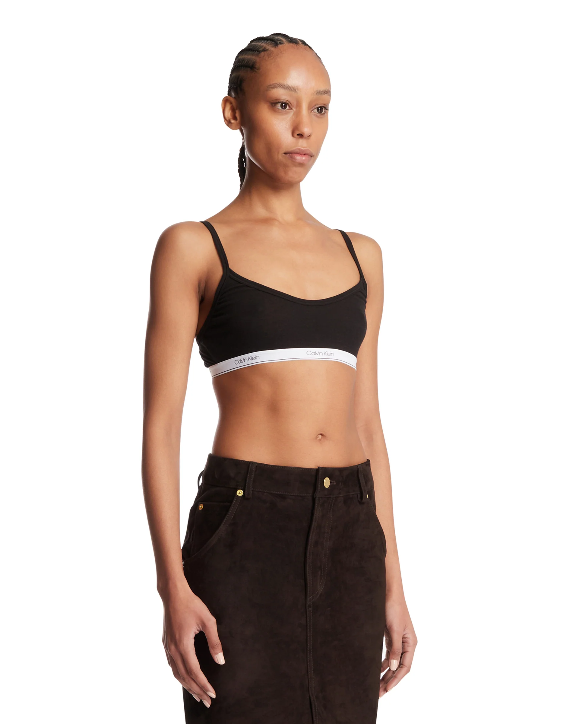Brassiere Top Con Logo Nero - Image 2