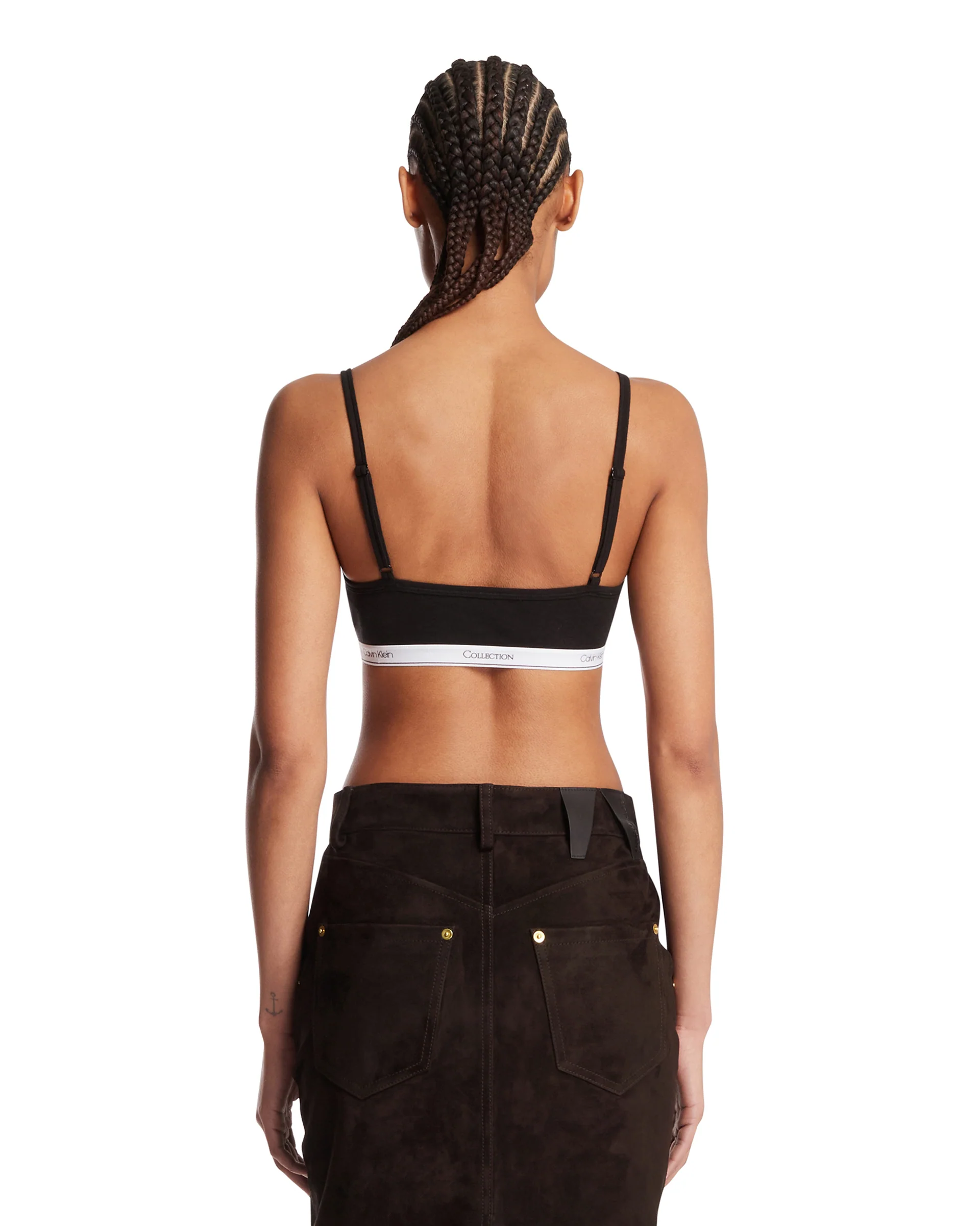 Brassiere Top Con Logo Nero - Image 5