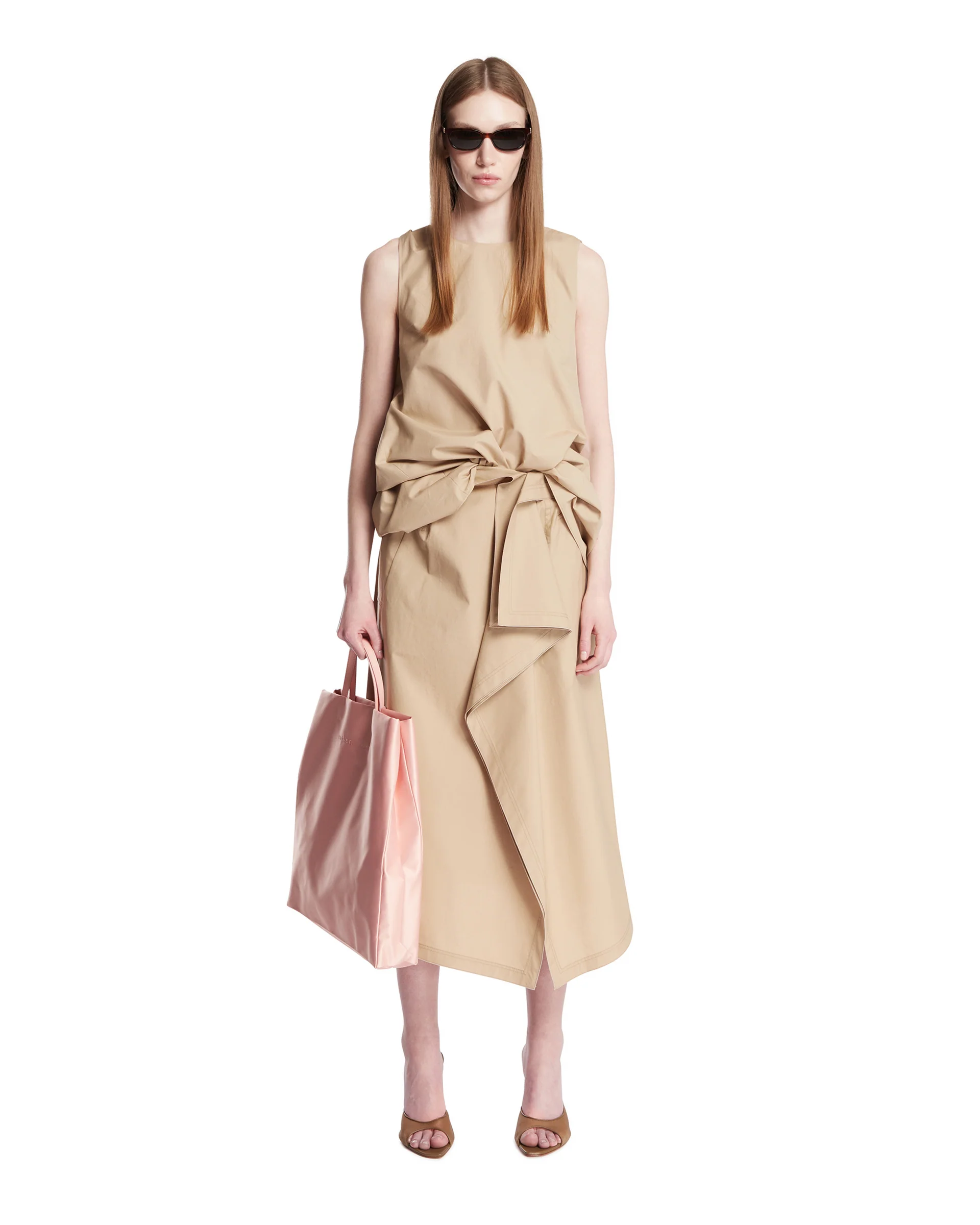 Top Drappeggiato Beige - Image 3