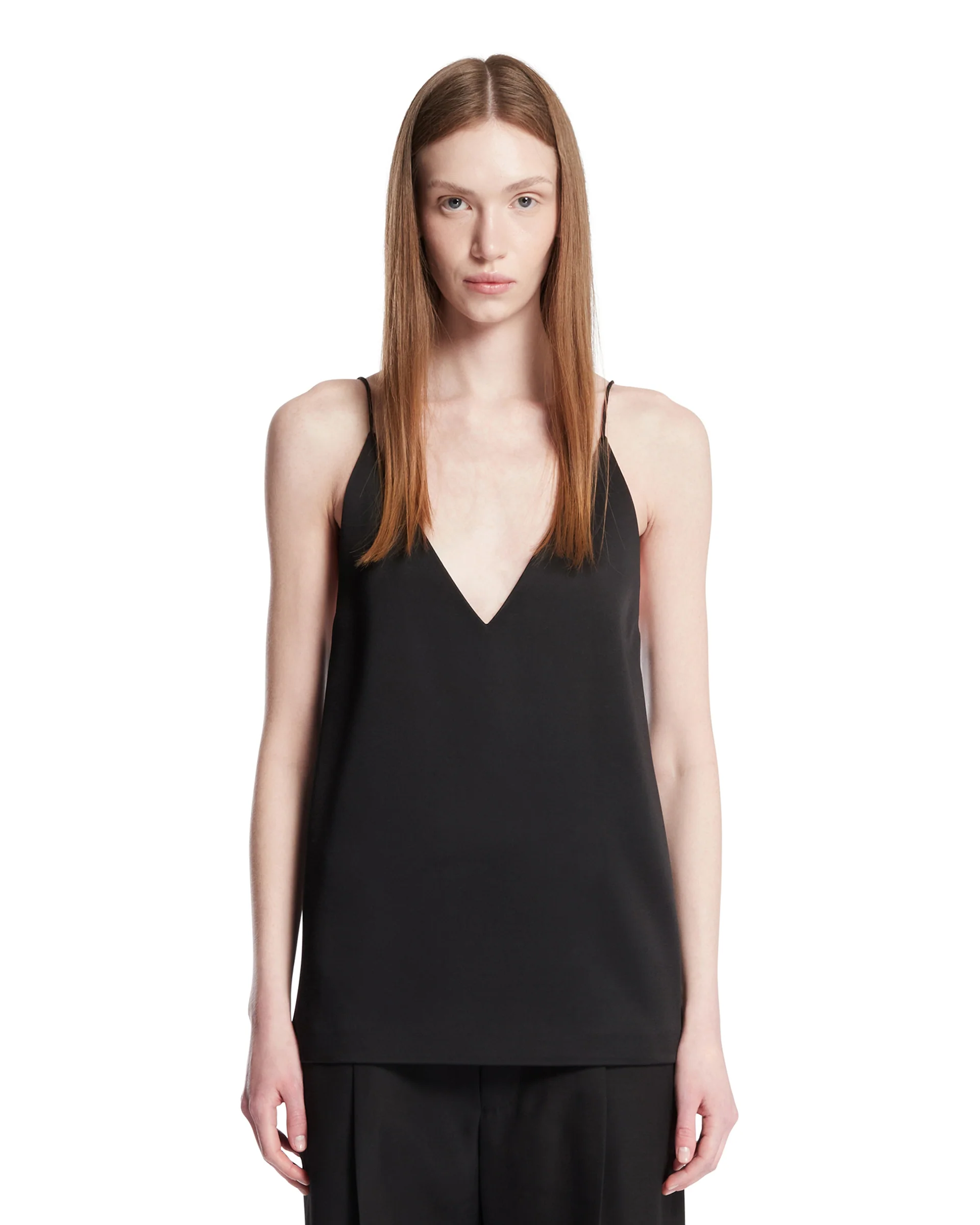 Top In Raso Nero