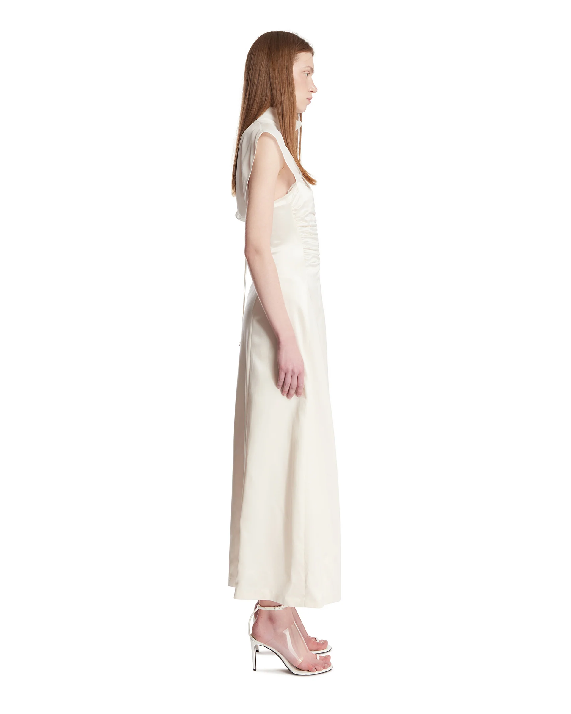 Abito Midi In Seta Bianco - Image 4