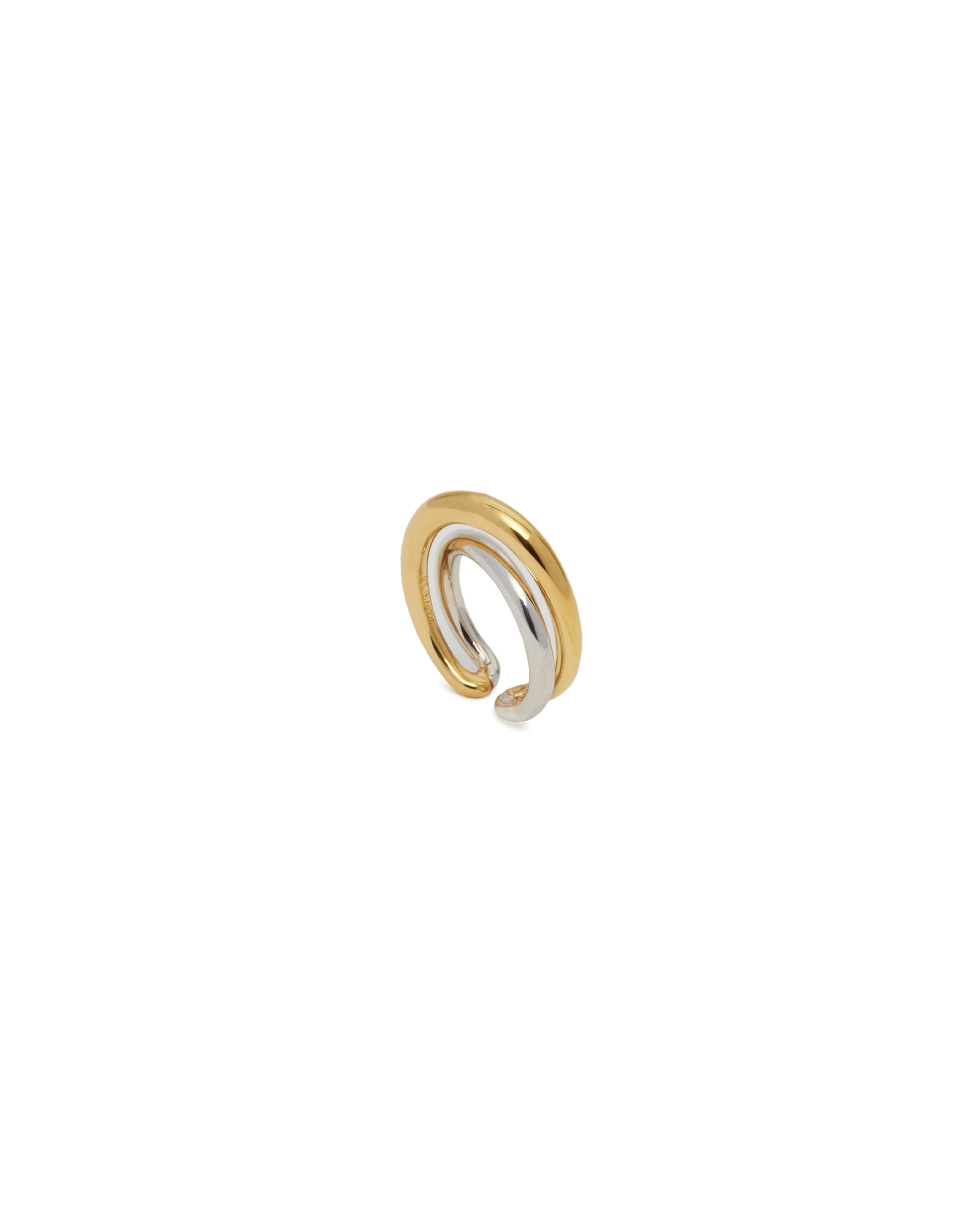 Anello Initial Oro E Argento - Image 4