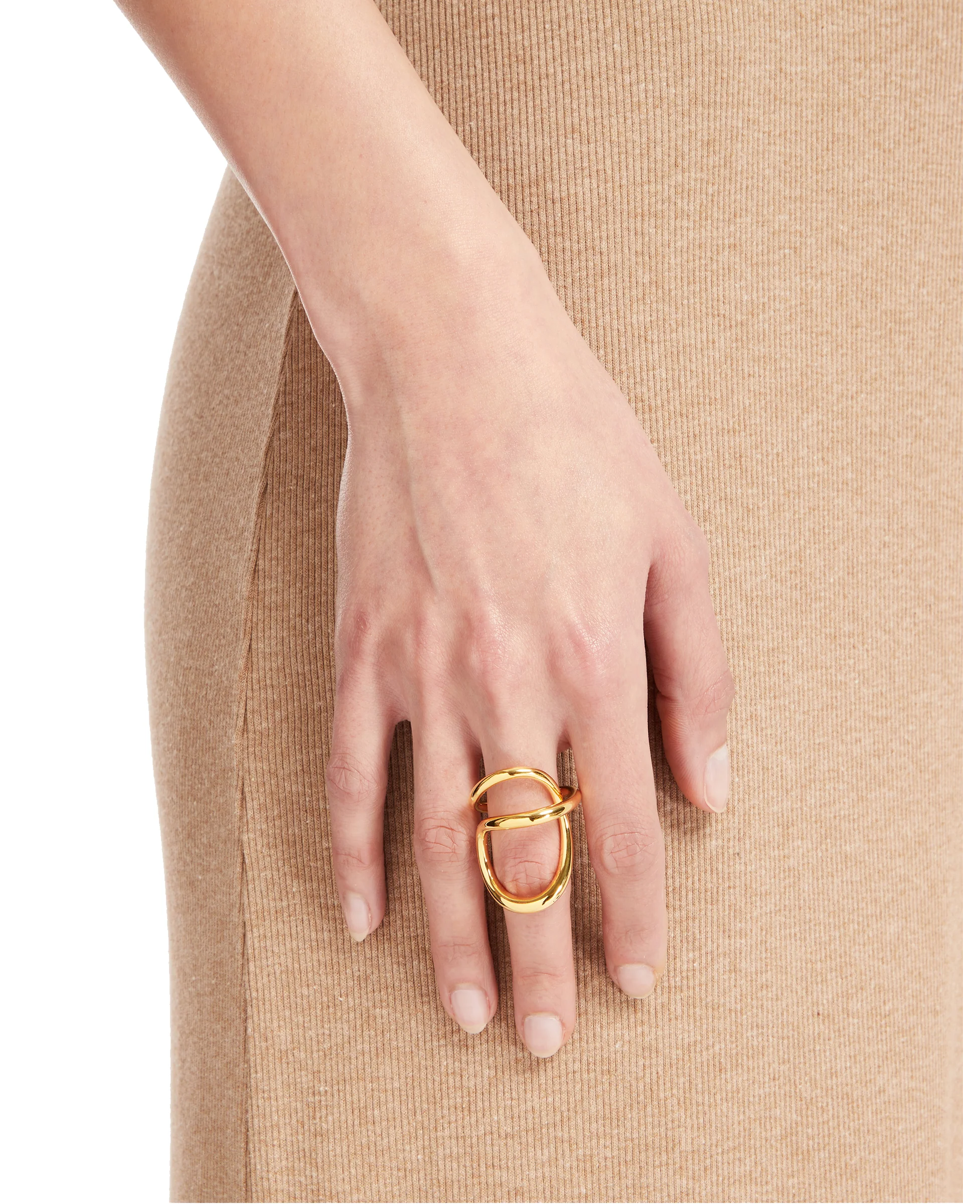 Anello Ribbon Dorato - Image 3