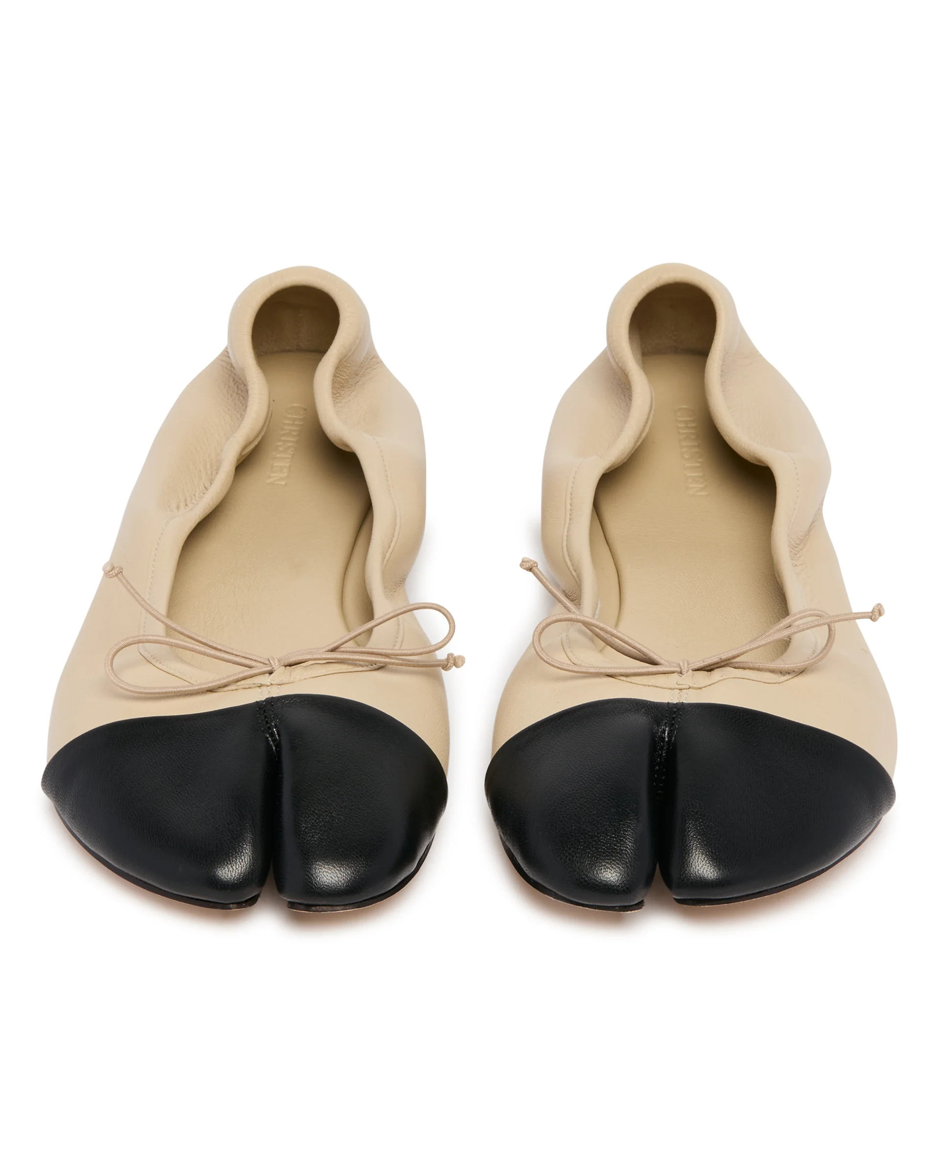 Ballerine Stretch Tabi Beige - Image 4