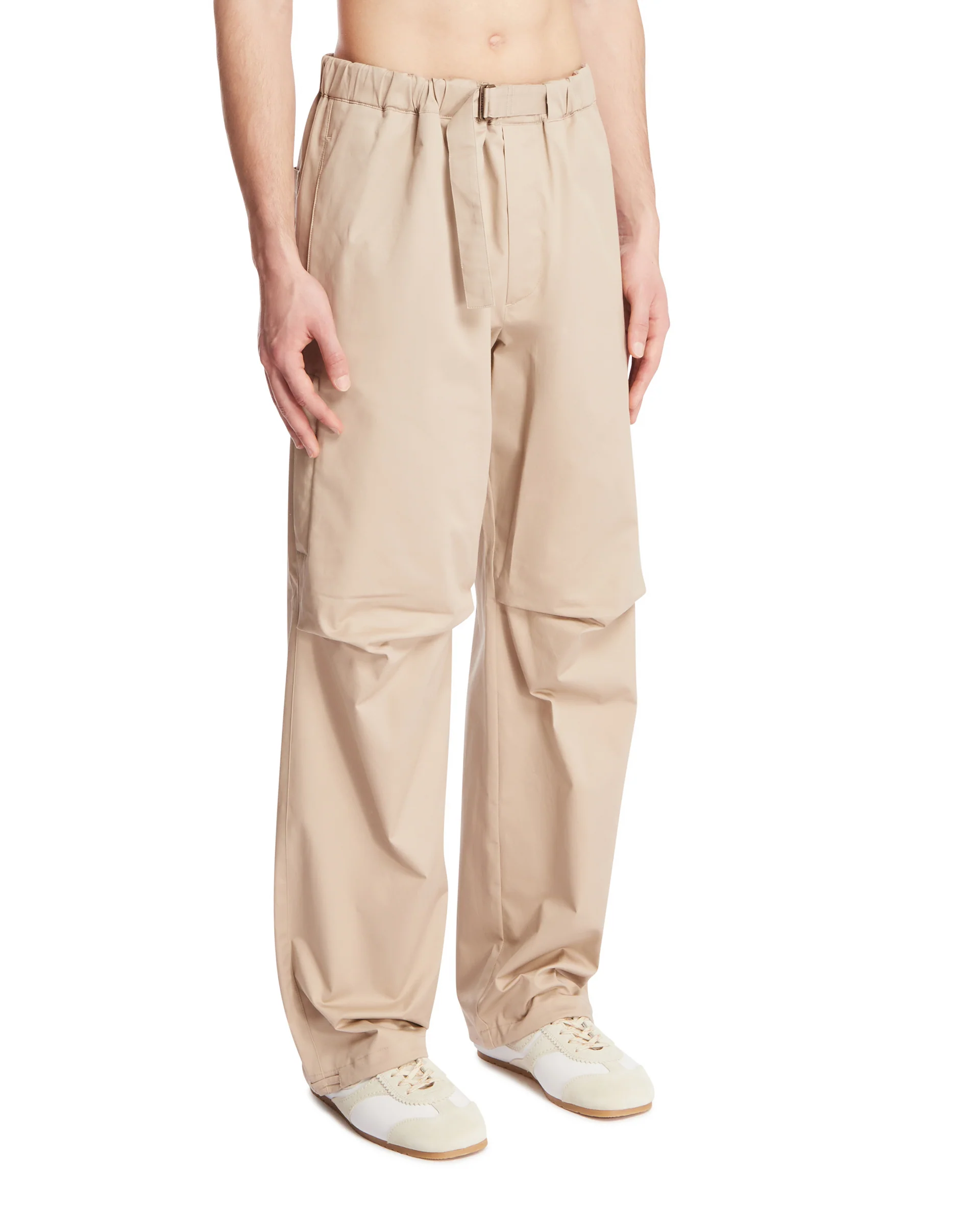 Pantaloni Jordan In Cotone Beige - Image 2