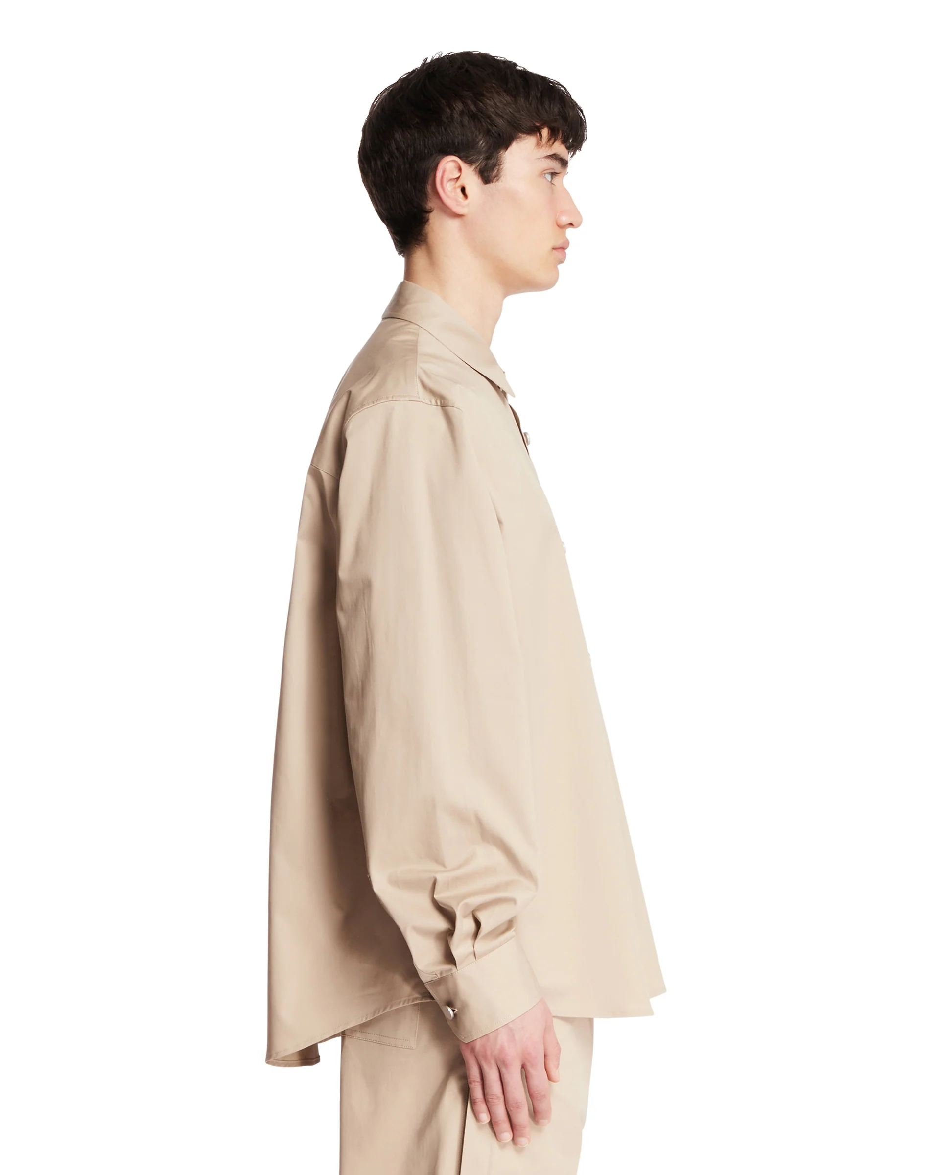 Camicia In Cotone Beige - Image 4