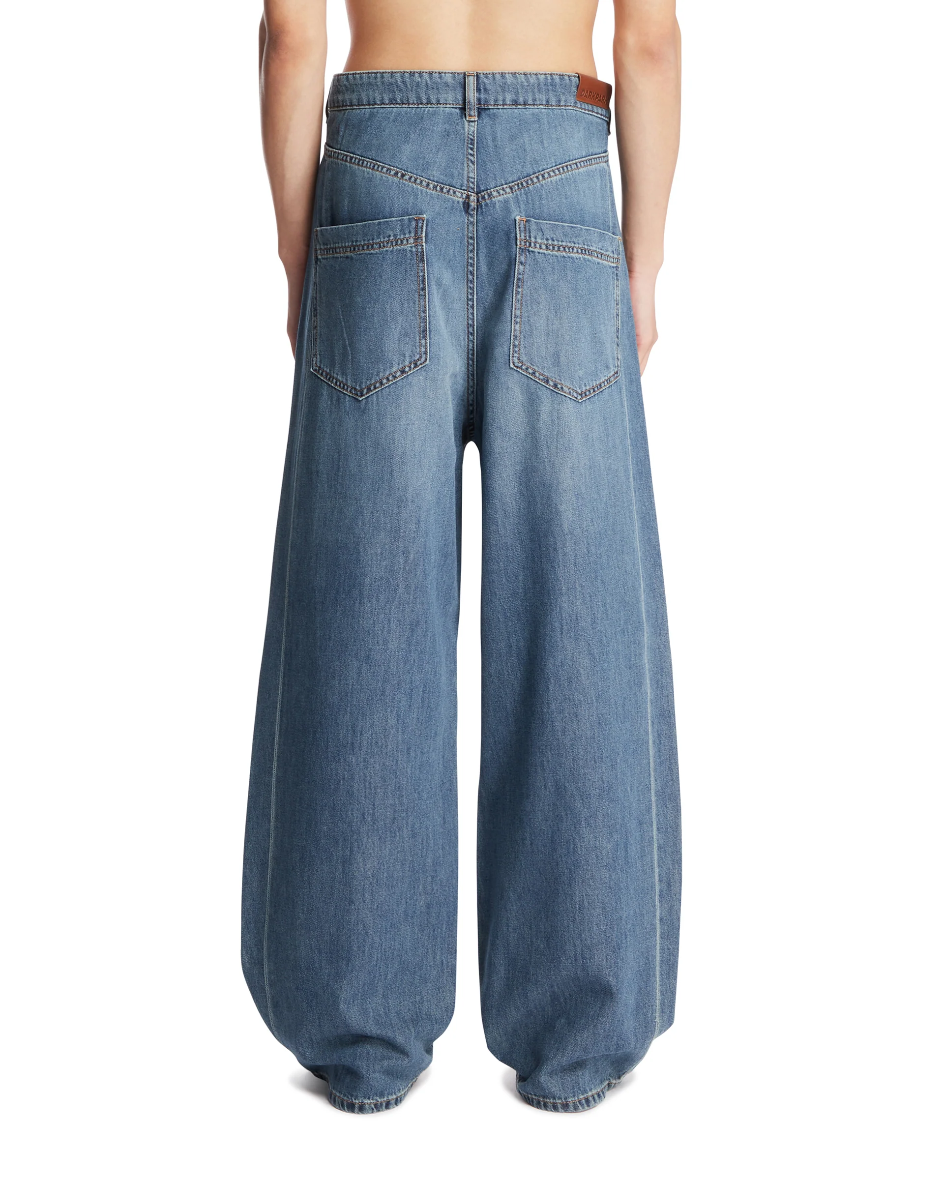 Jeans Ined Fold Over Blu - Image 5