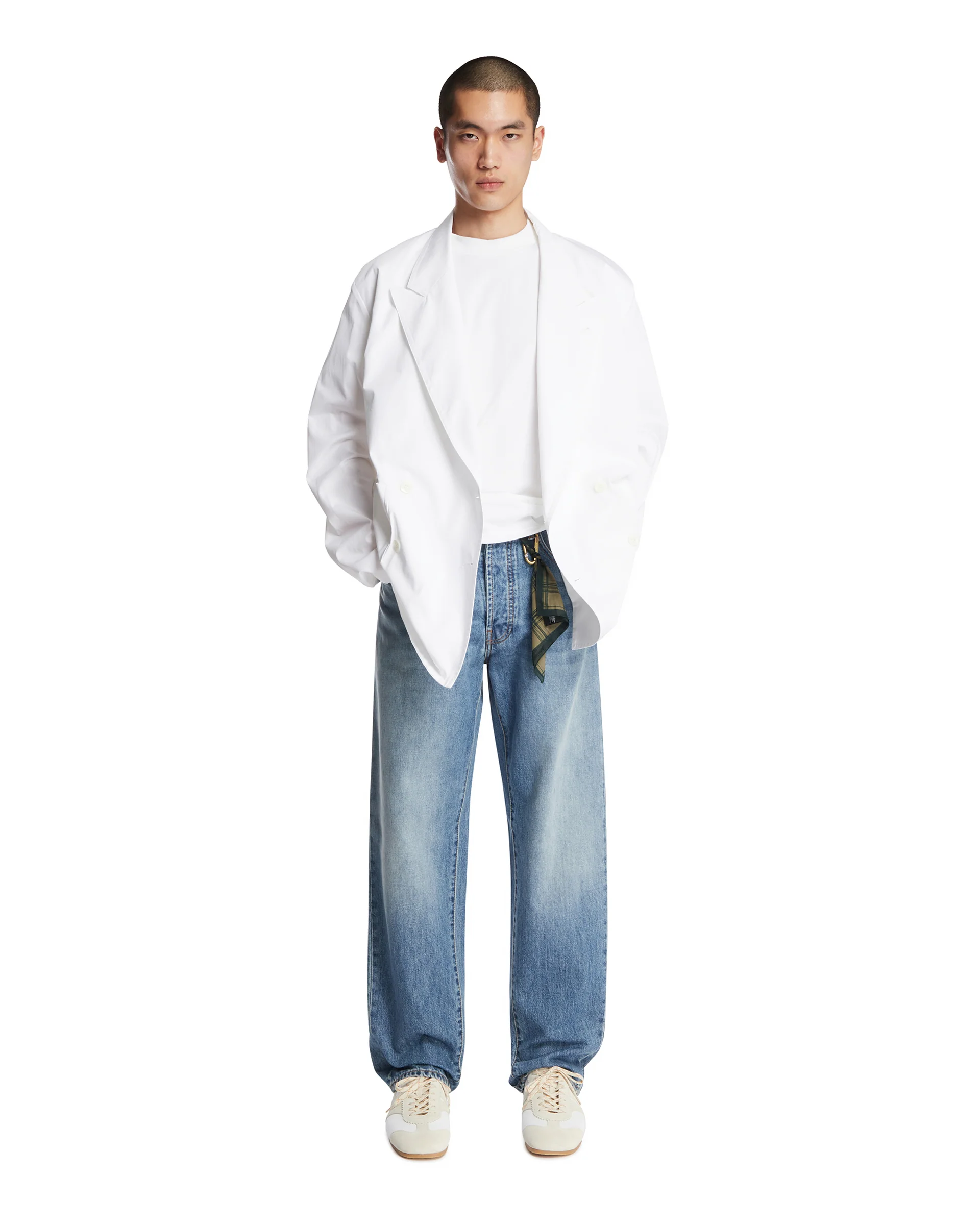 Jeans A Gamba Dritta Mark Blu - Image 3