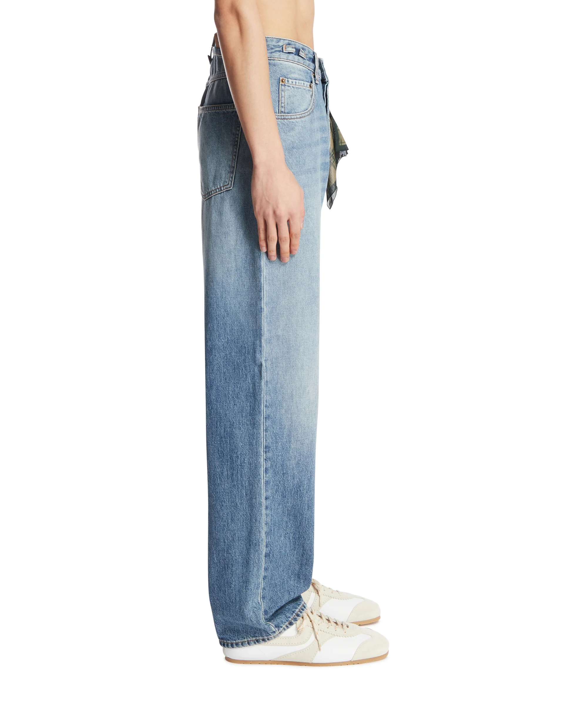 Jeans A Gamba Dritta Mark Blu - Image 4