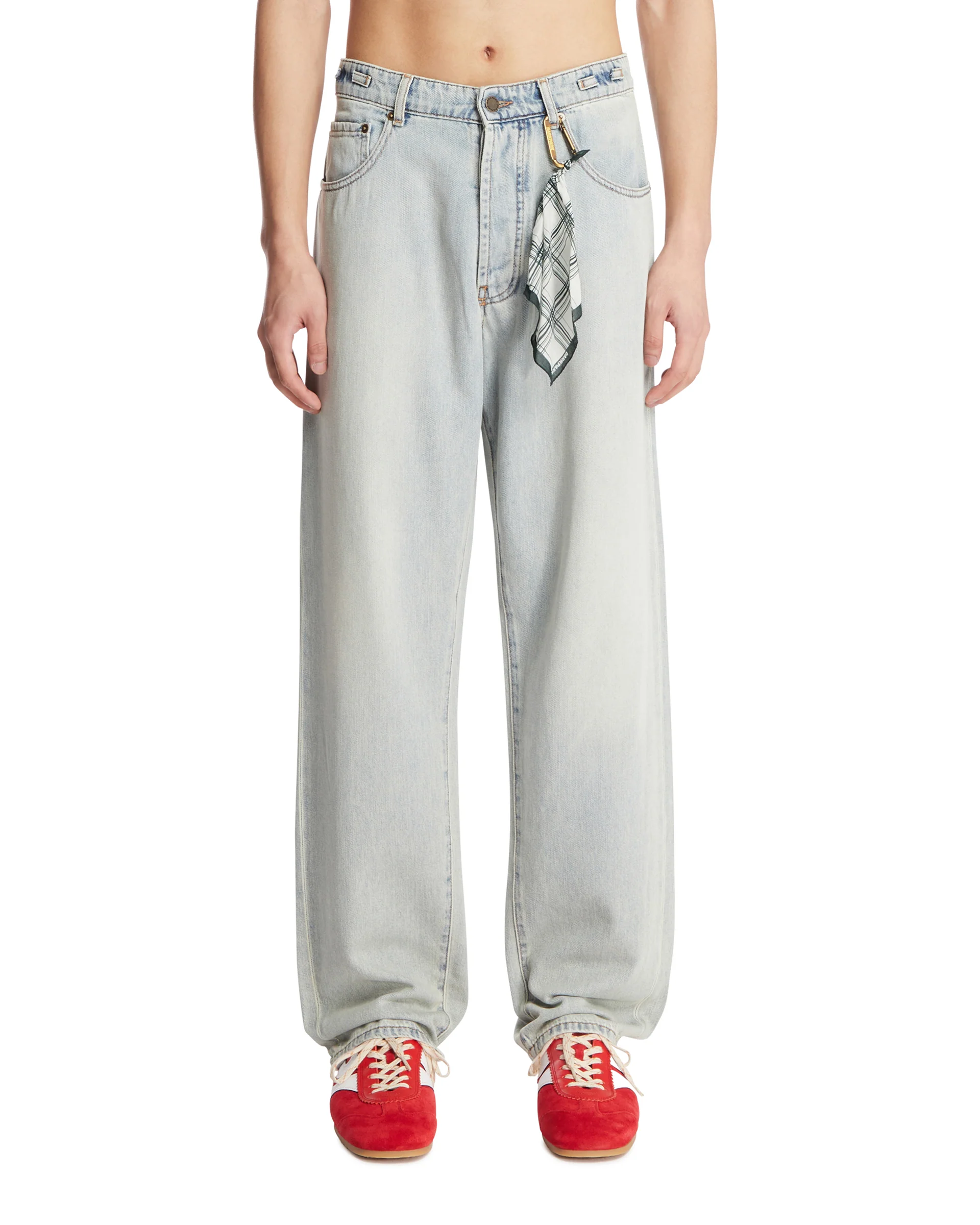 Jeans A Gamba Dritta Mark Azzurri