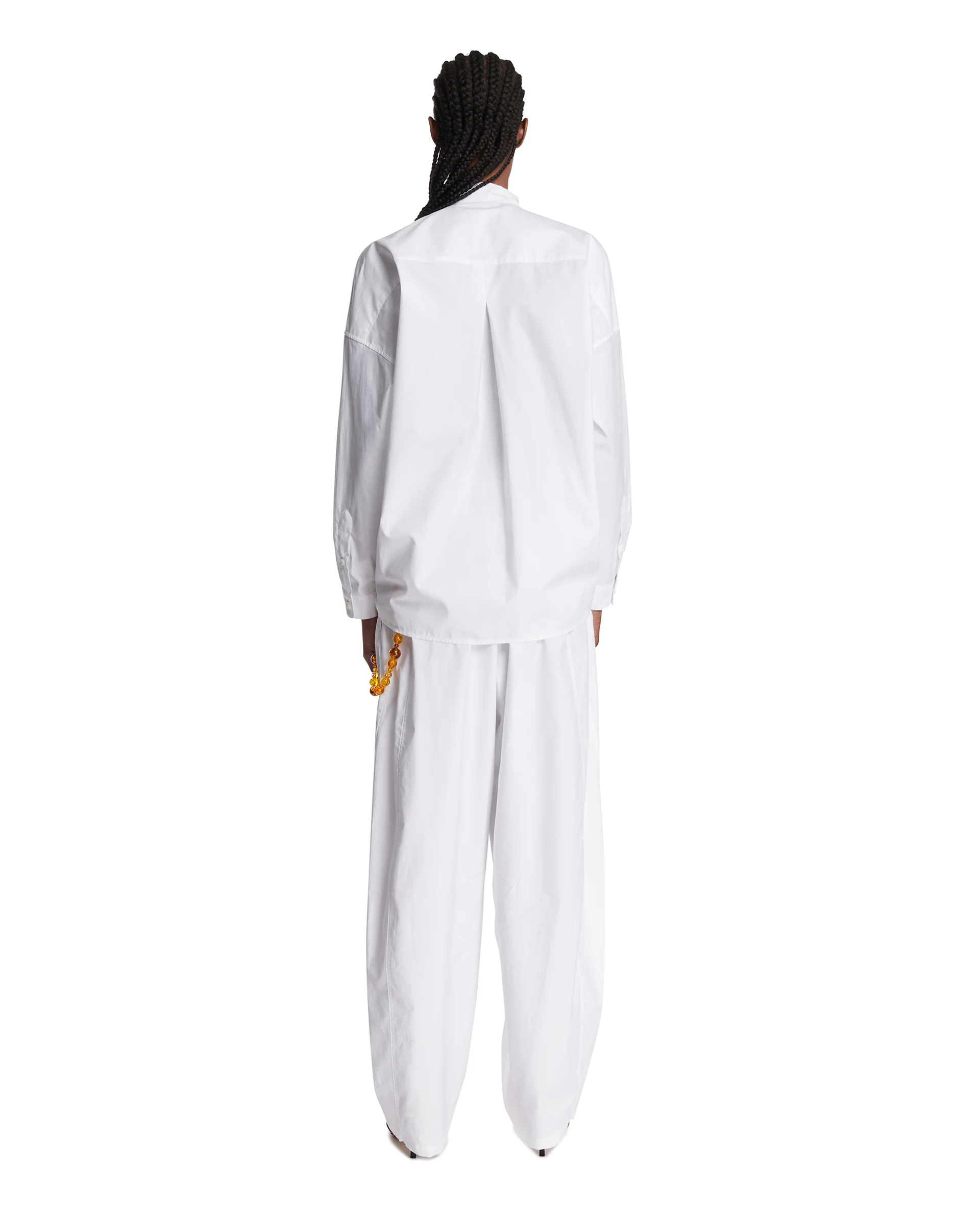 Camicia Con Drappeggi Bianca - Image 5