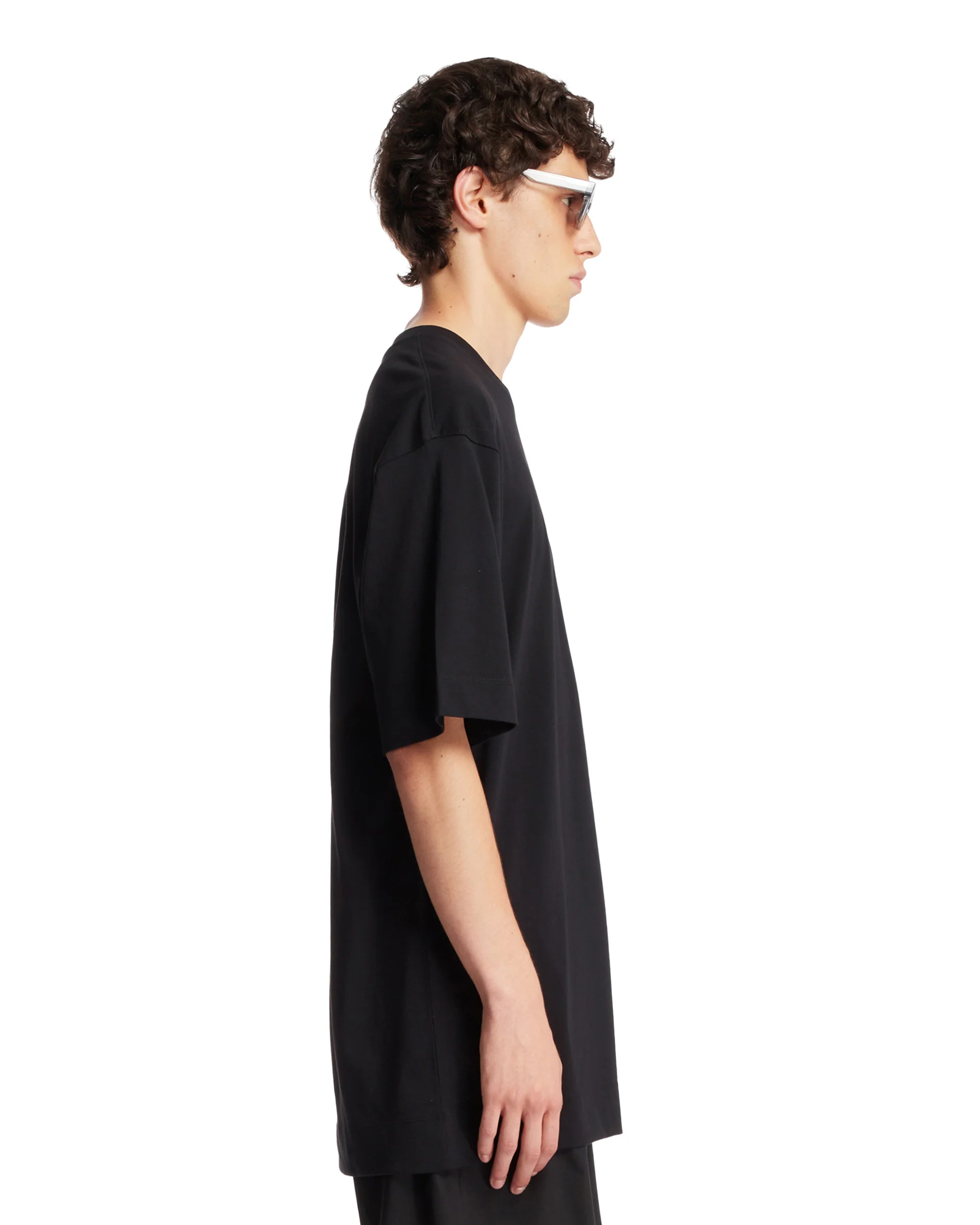 T-Shirt Girocollo Nera - Image 4