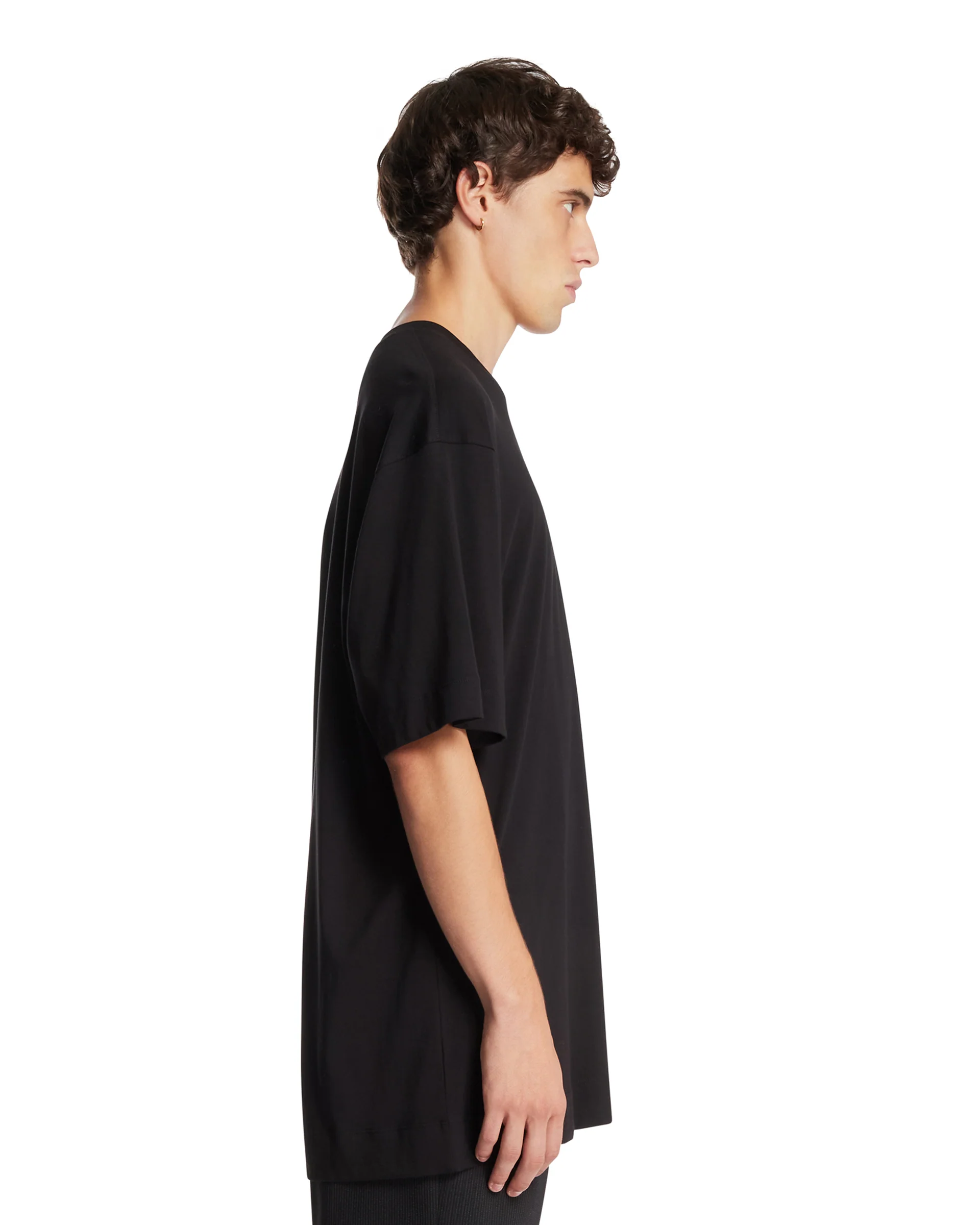 T-Shirt Girocollo Nera - Image 4
