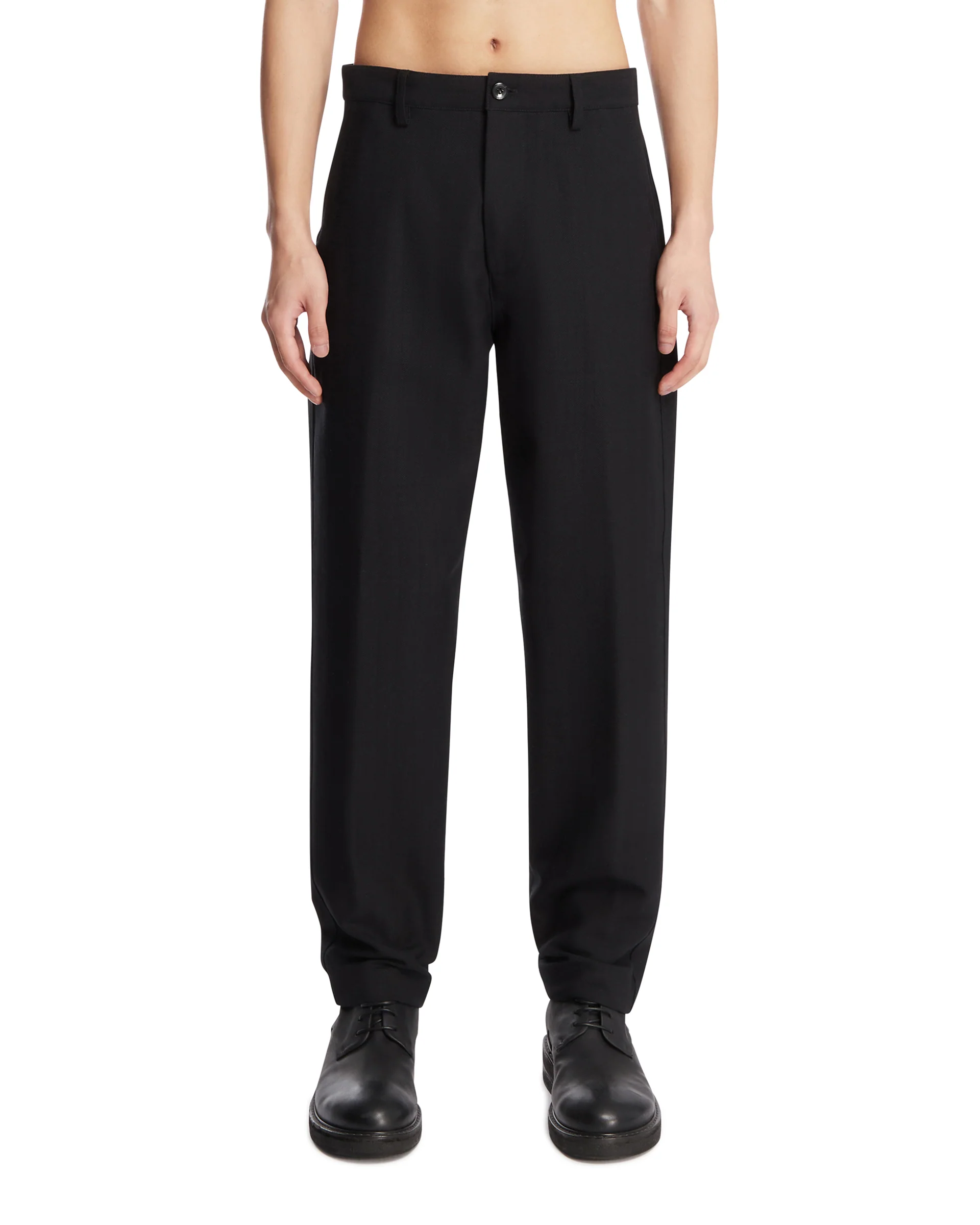 Pantaloni Dritti Neri