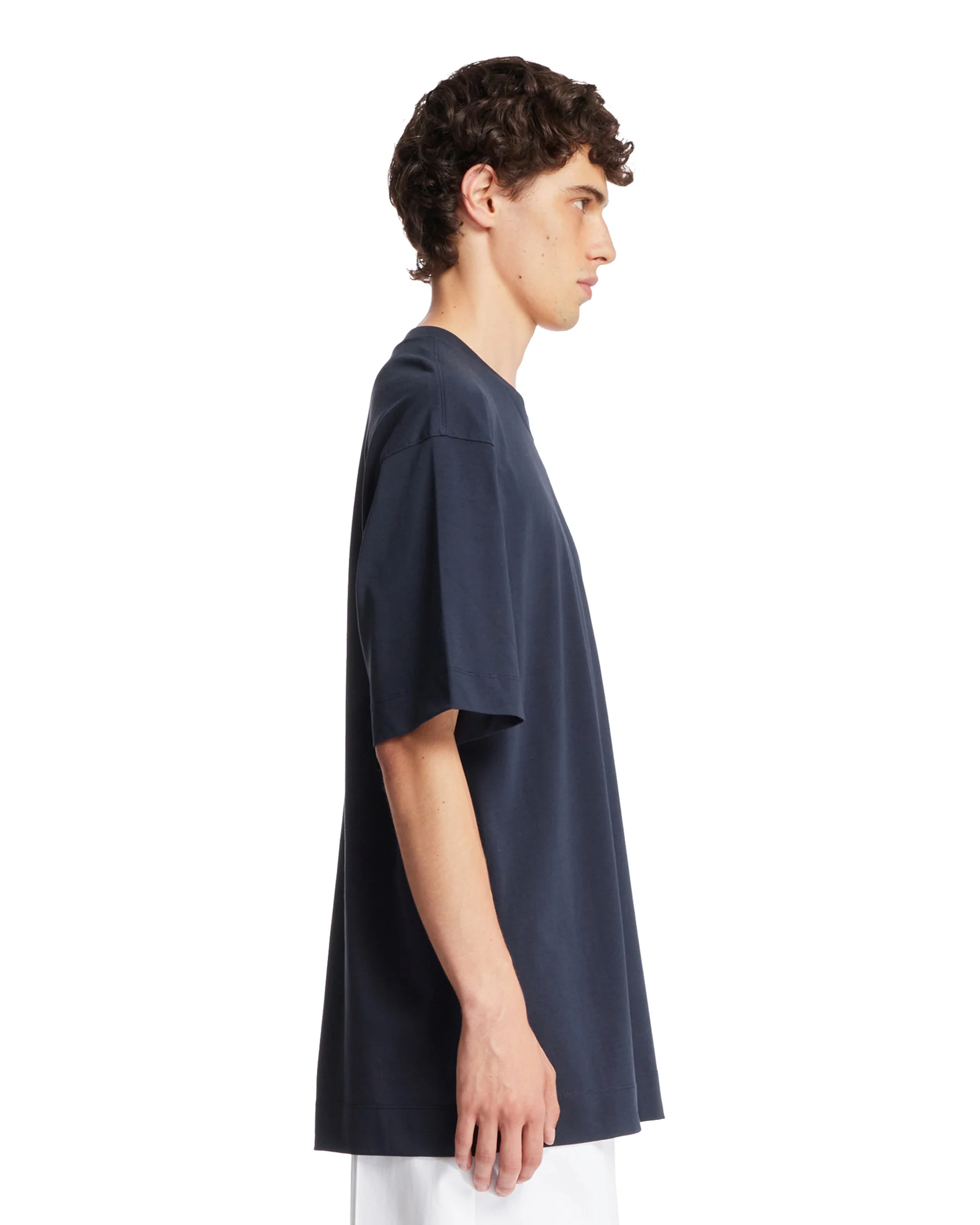 T-Shirt Girocollo Blu - Image 4