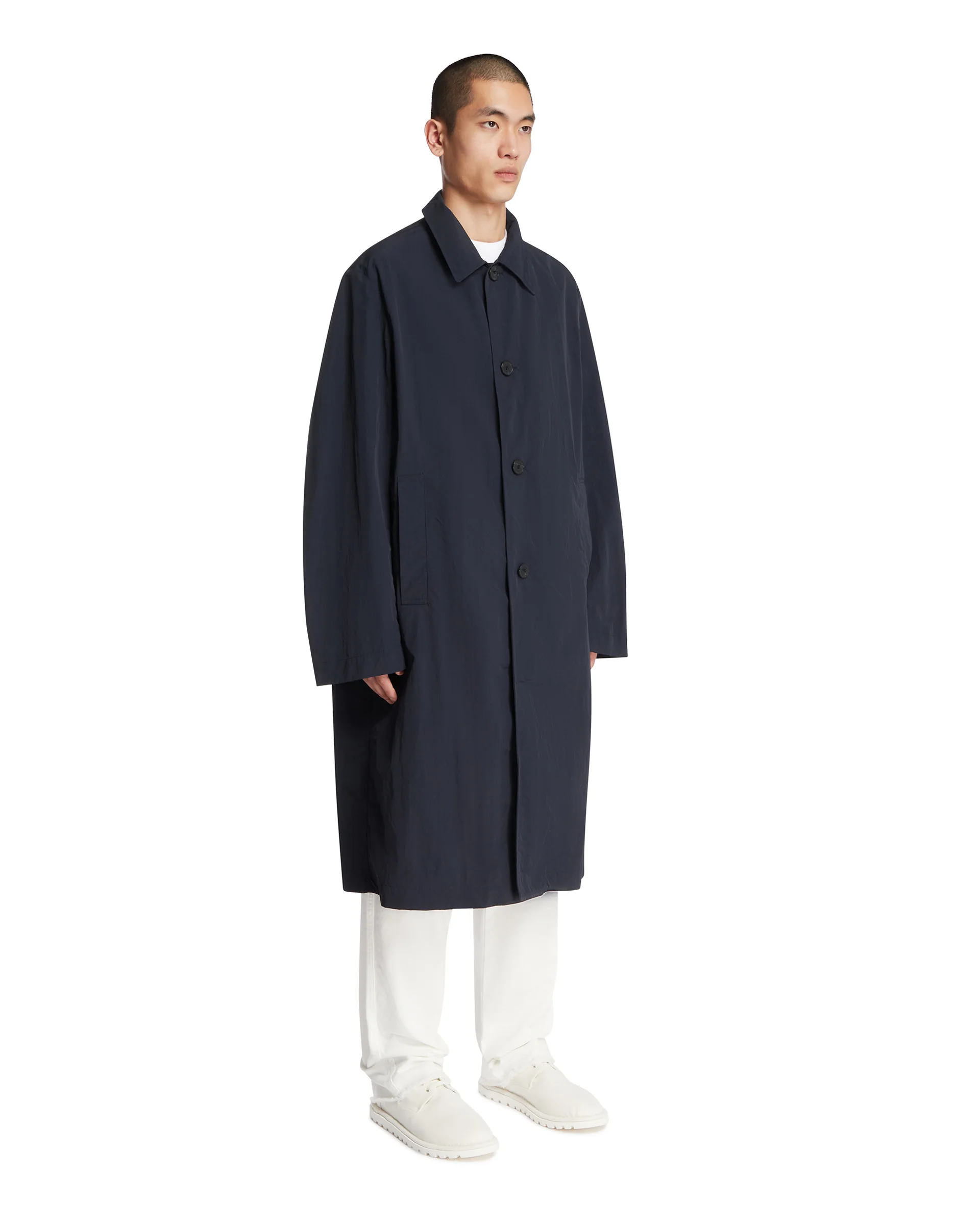 Trench Con Colletto Blu - Image 2