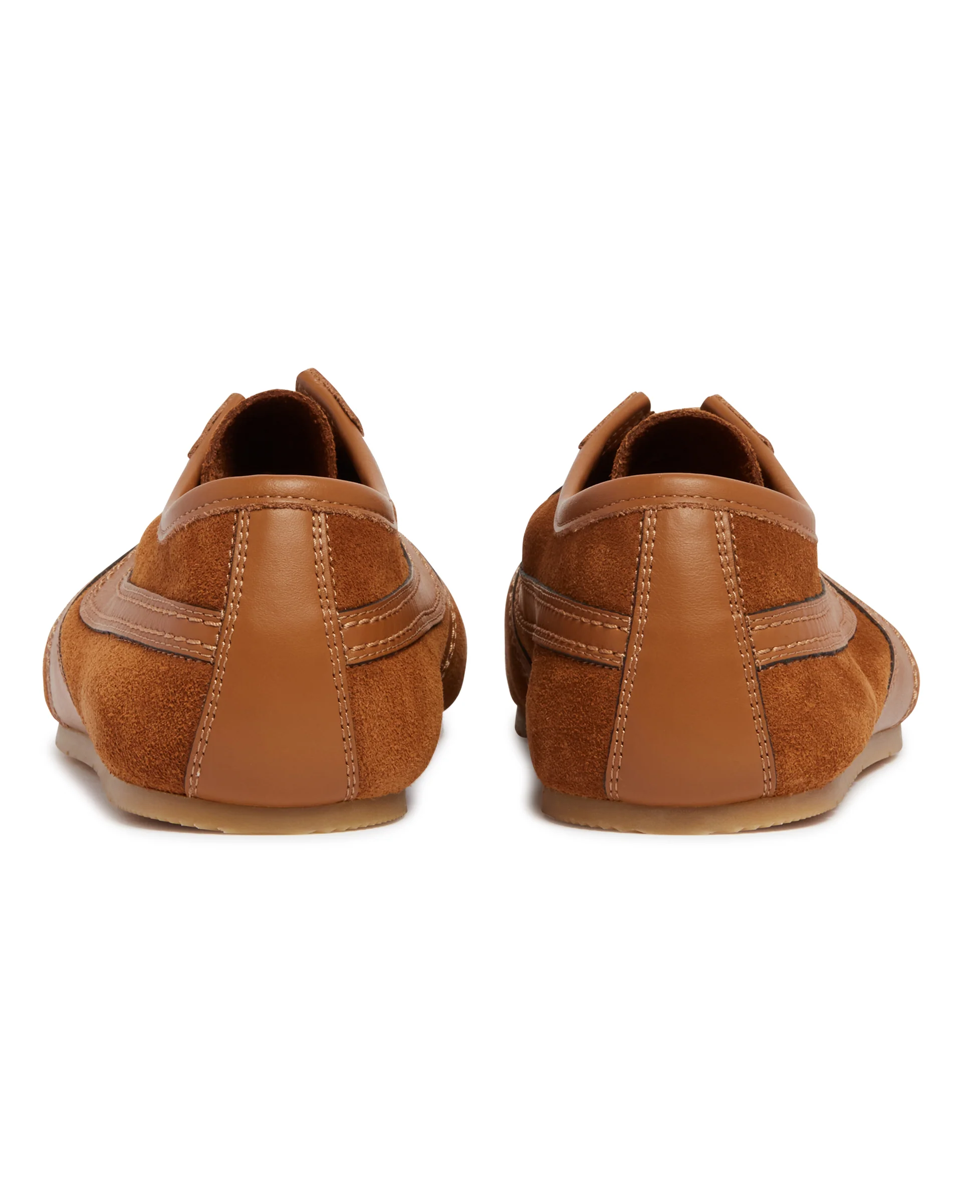 Sneakers In Suede Marroni - Image 6