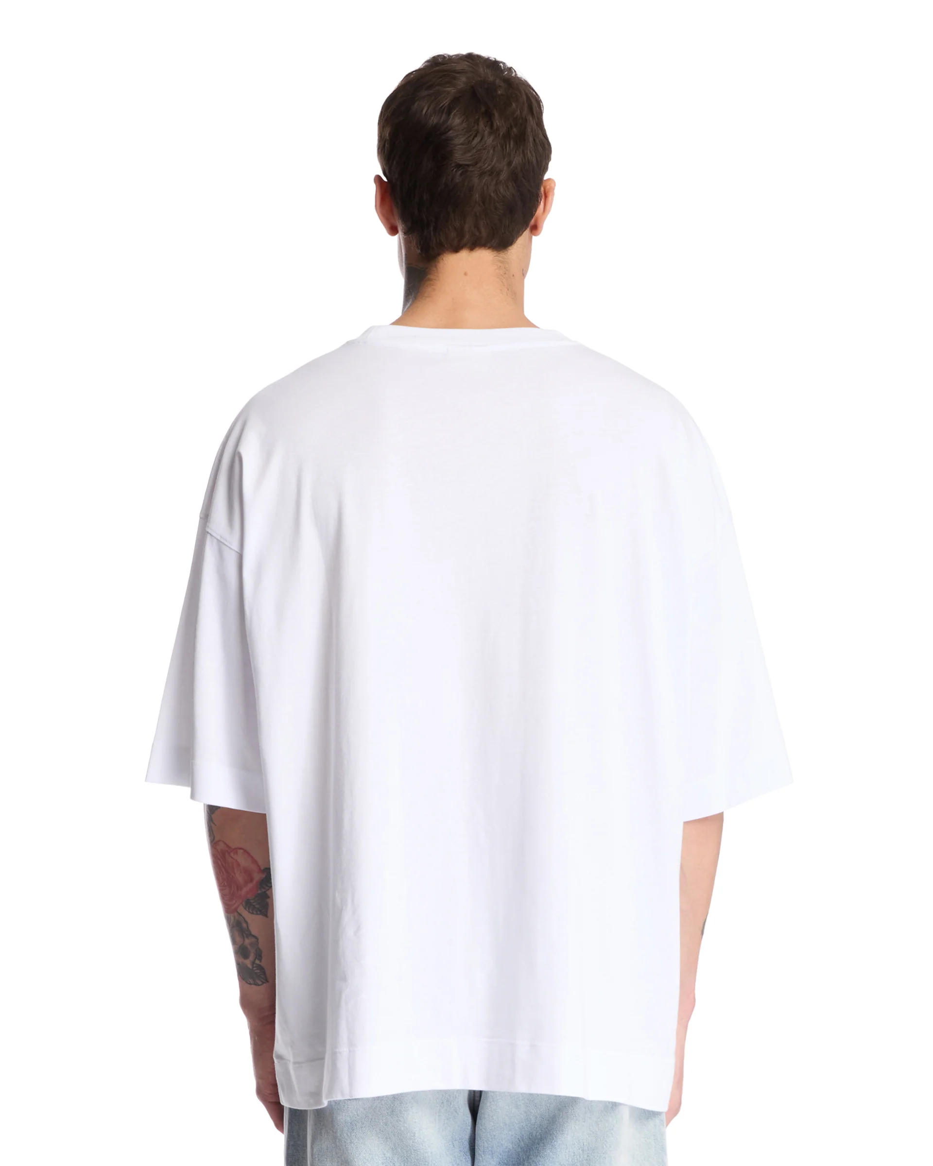 T-Shirt In Cotone Bianca - Image 5