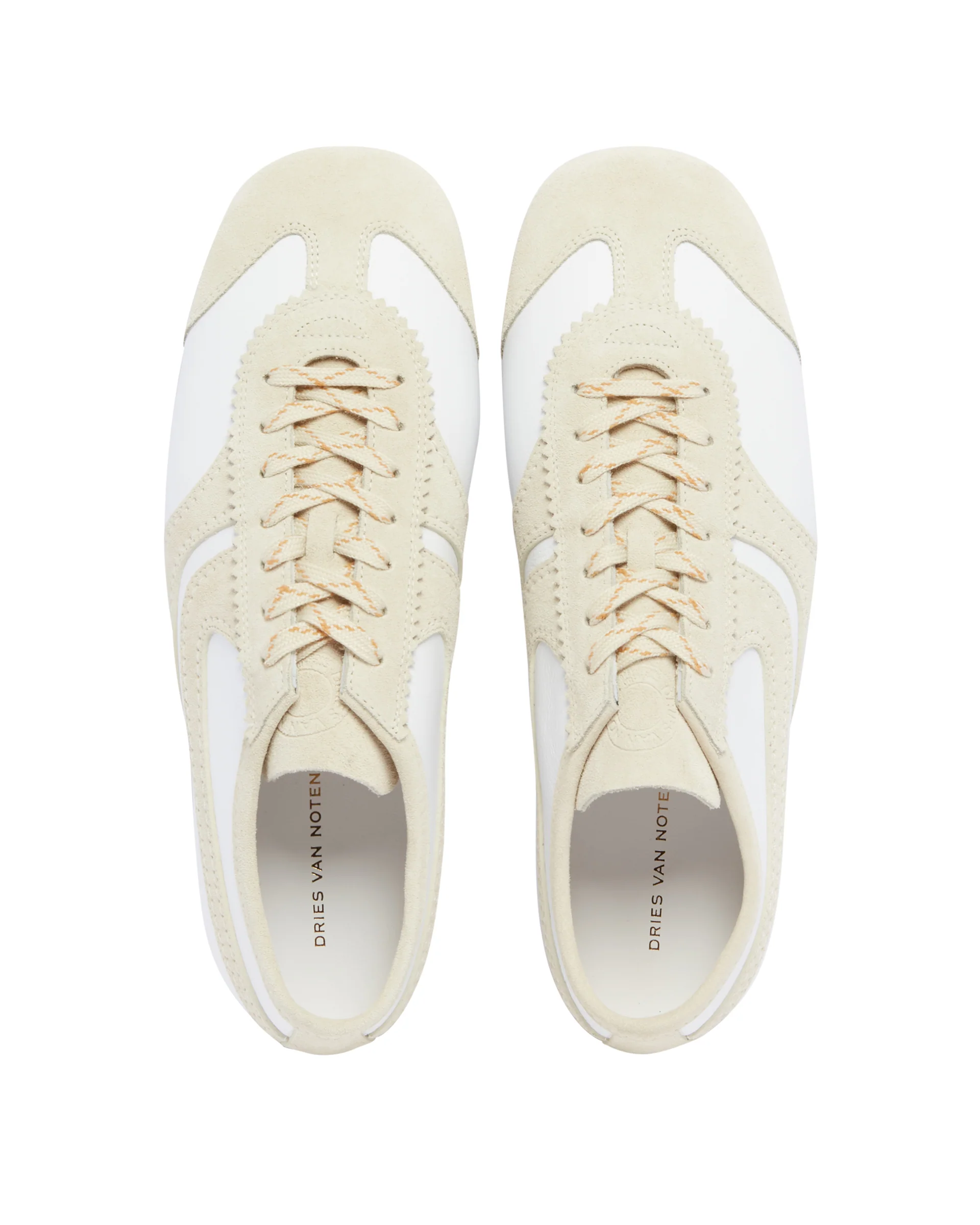 Sneakers In Suede Bianche - Image 3