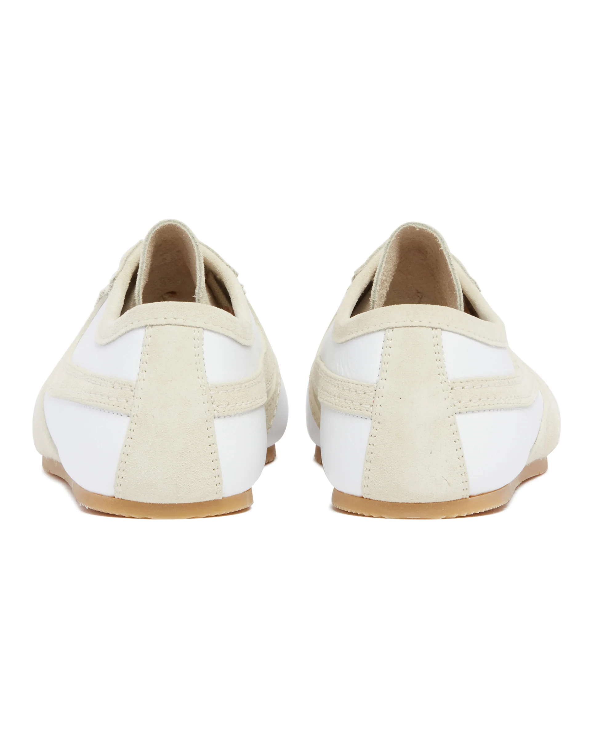 Sneakers In Suede Bianche - Image 6