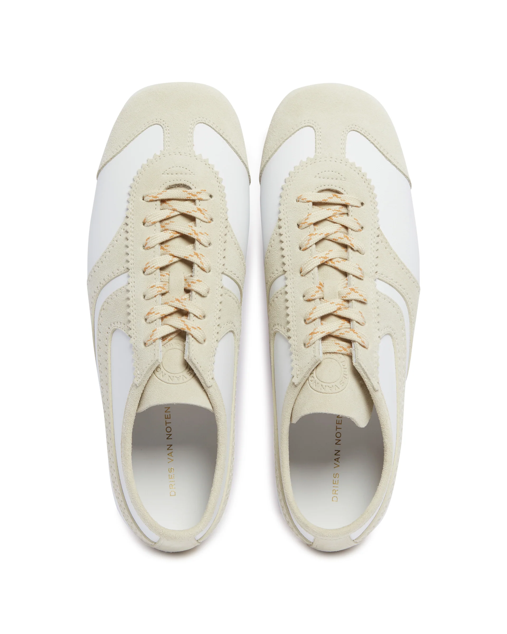 Sneakers In Suede Bianche - Image 3