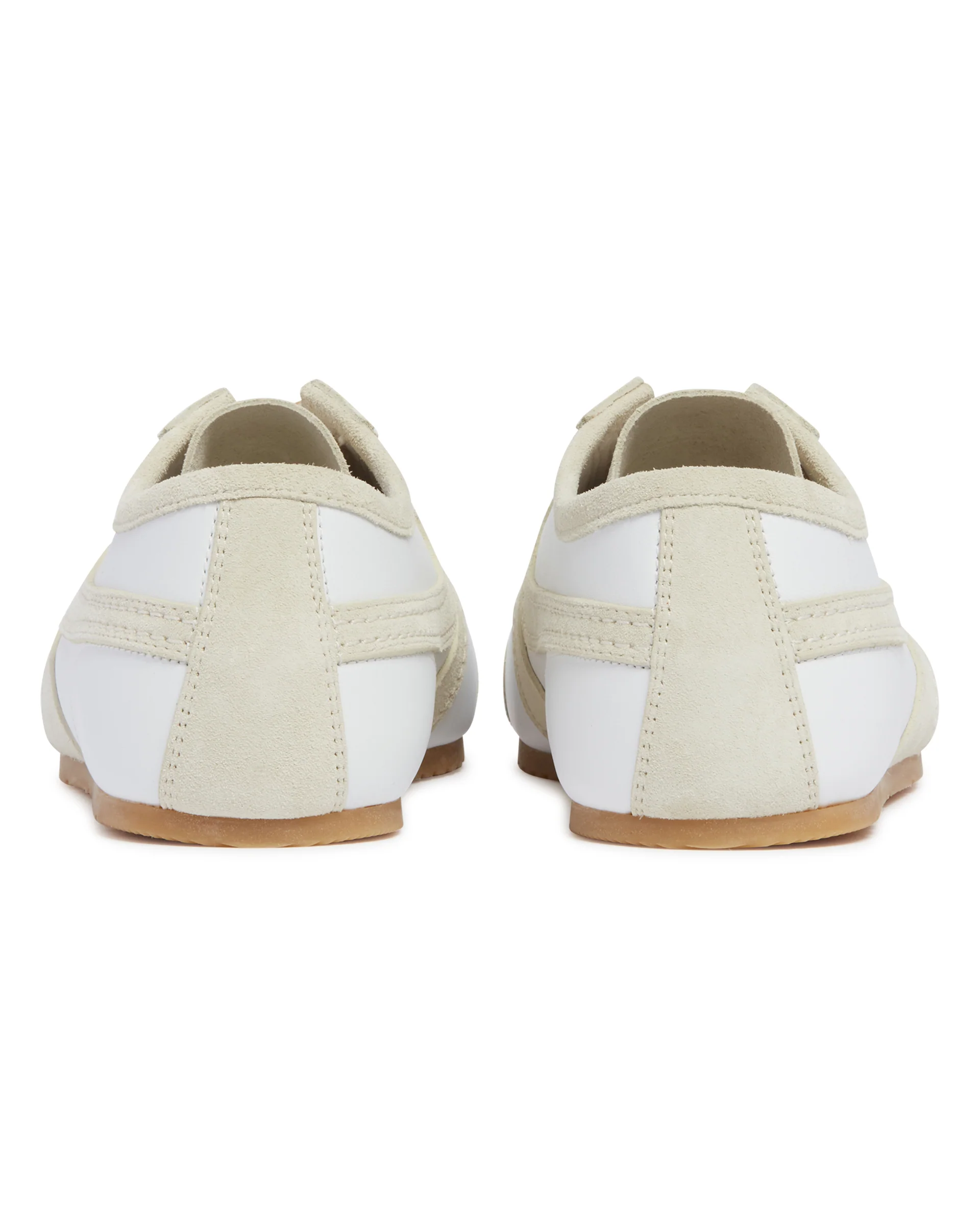 Sneakers In Suede Bianche - Image 6
