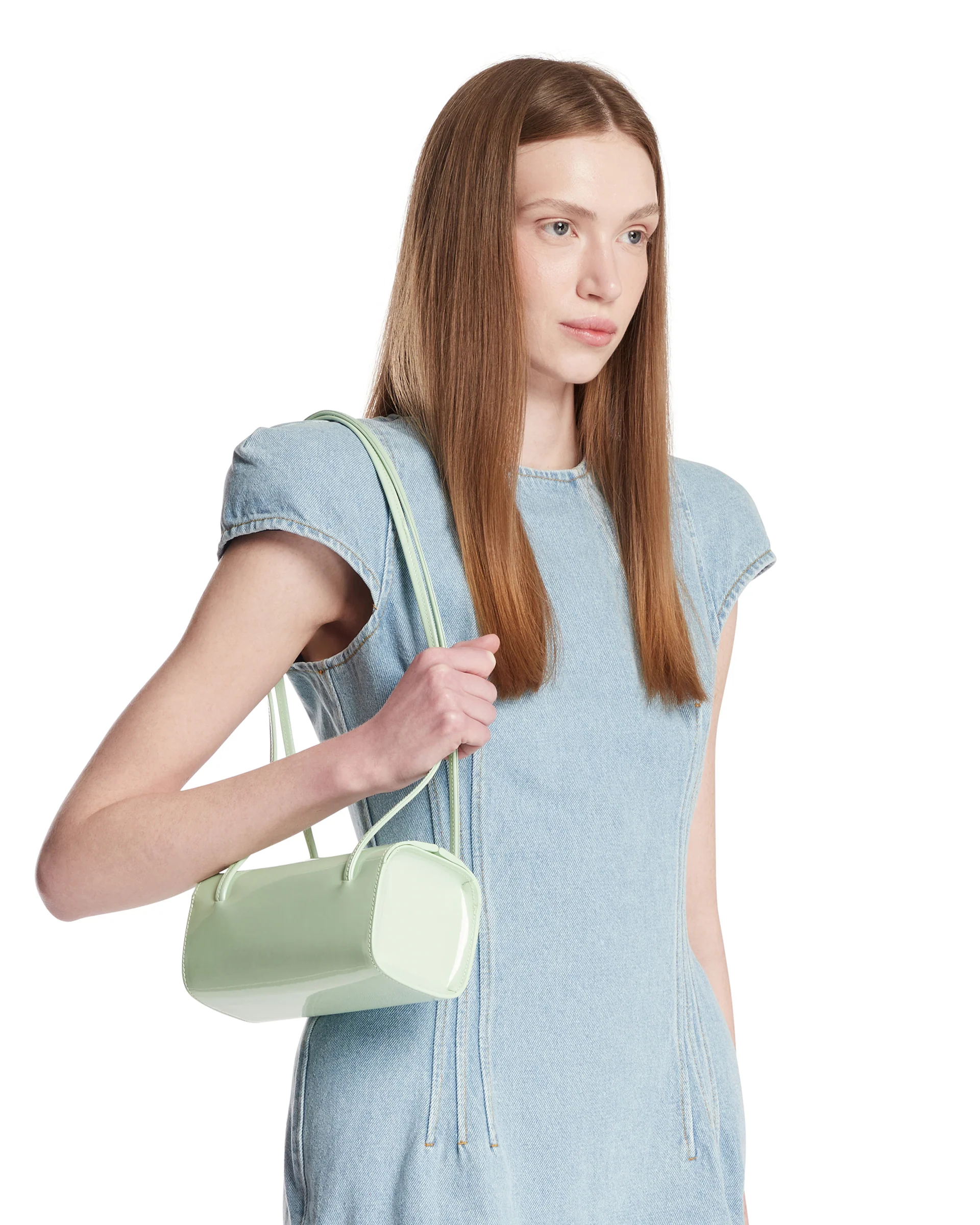 Borsa Mie In Pelle Verde Menta - Image 3