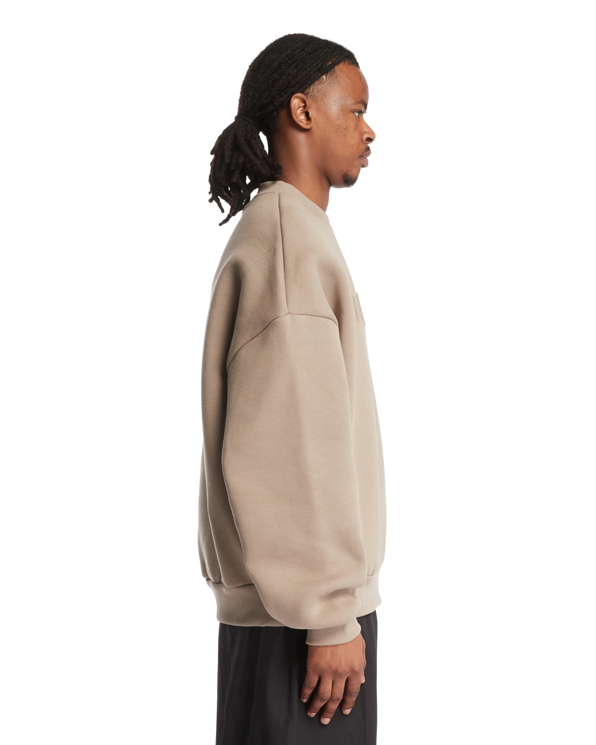 Felpa Eternal In Cotone Beige - Image 4