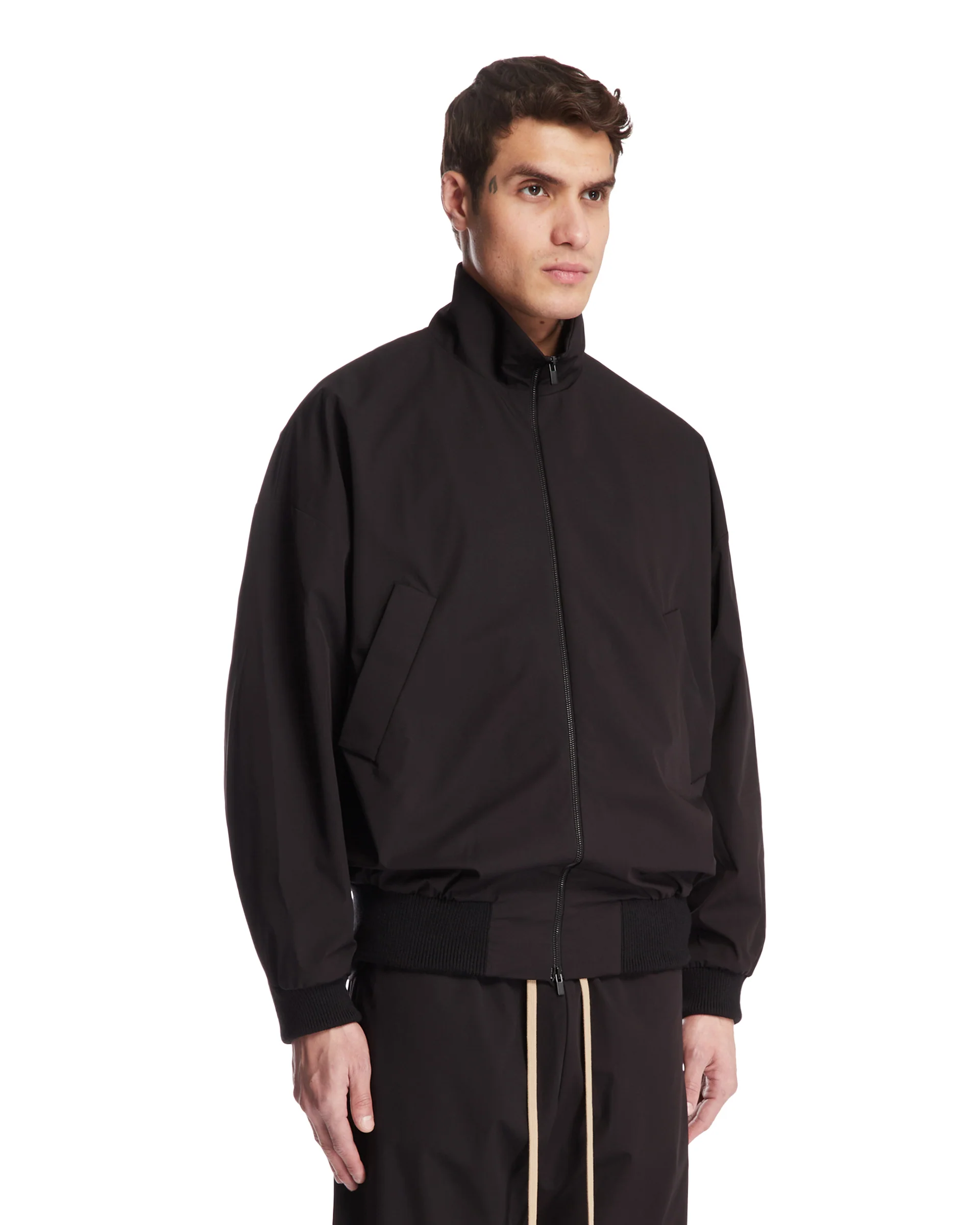 Bomber A Collo Alto Nero - Image 2