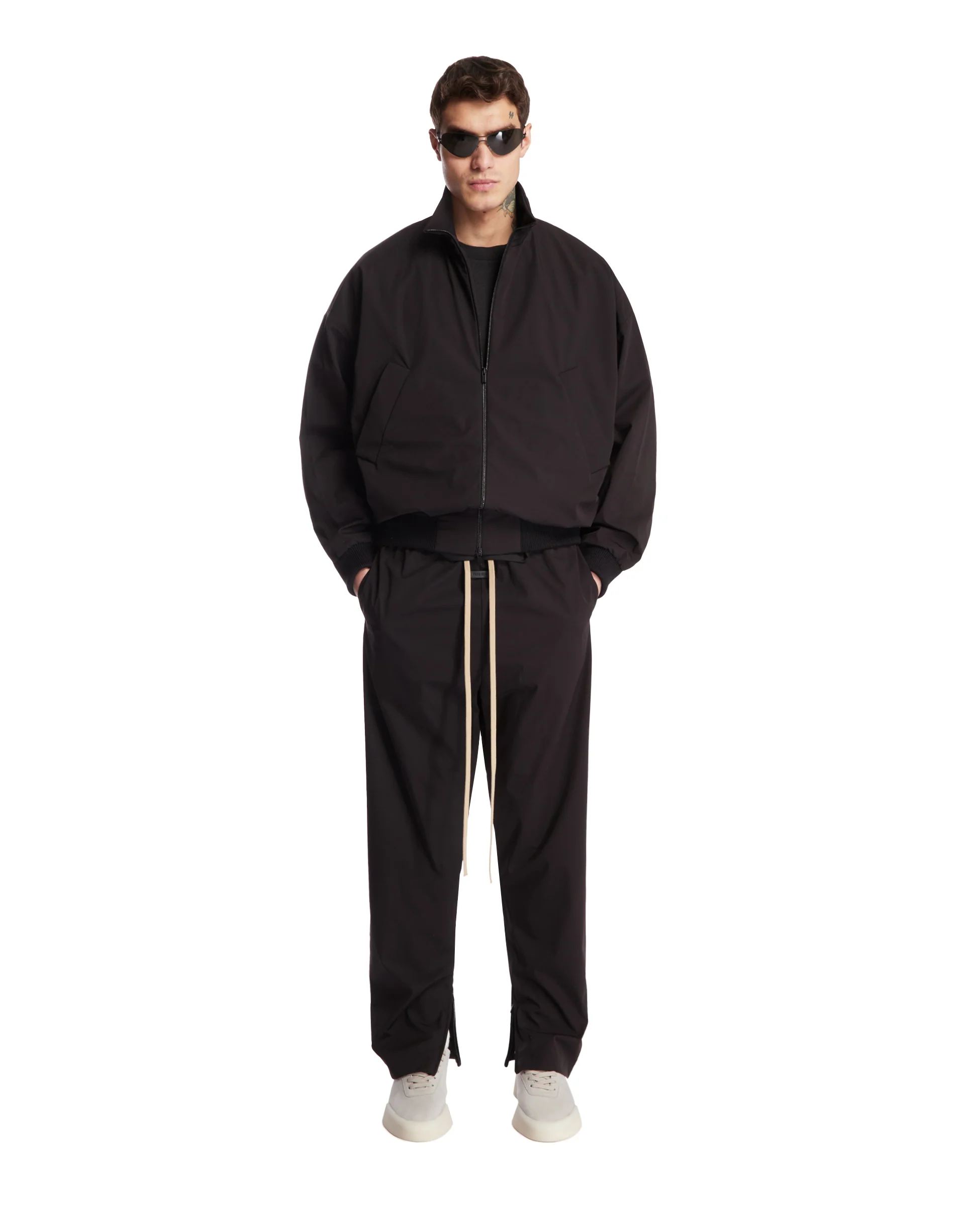 Bomber A Collo Alto Nero - Image 3
