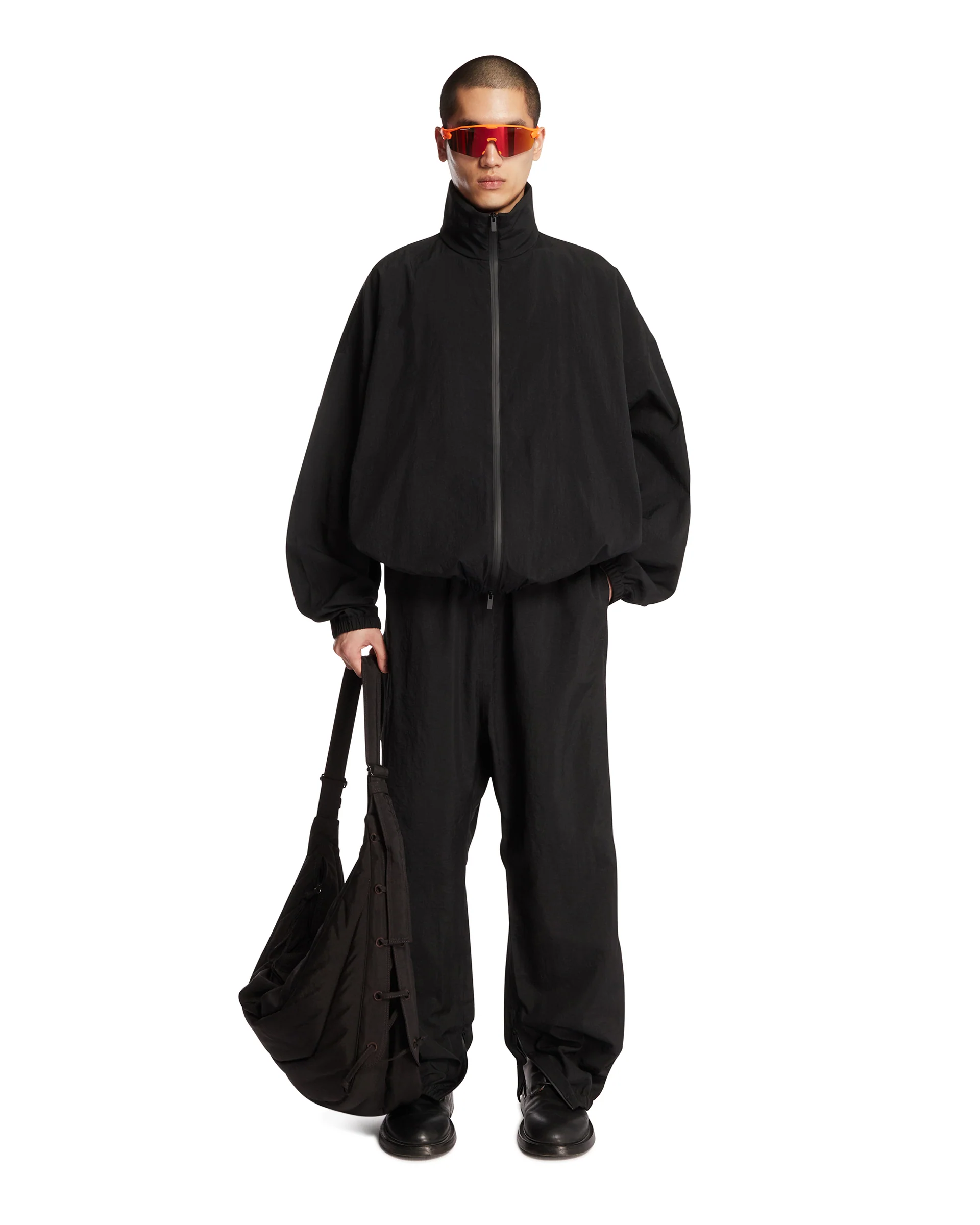 Track Jacket Con Zip Nera - Image 3
