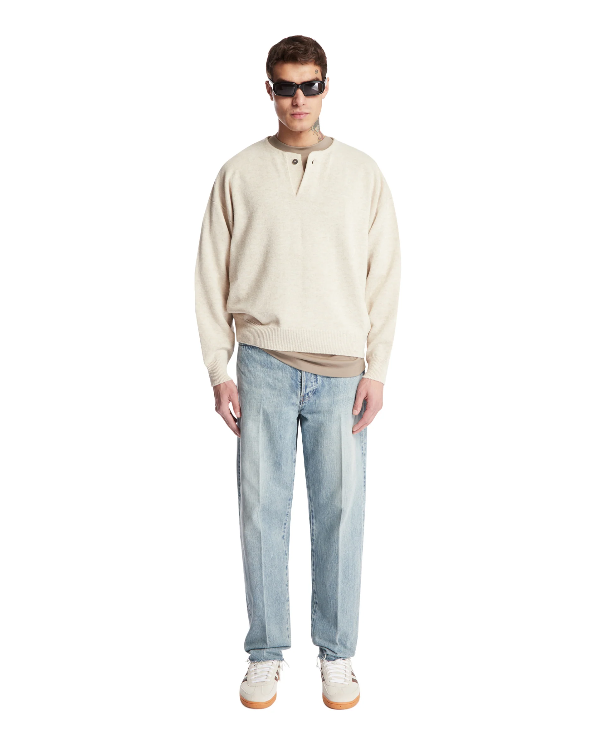 Jeans Con Pieghe Blu - Image 3