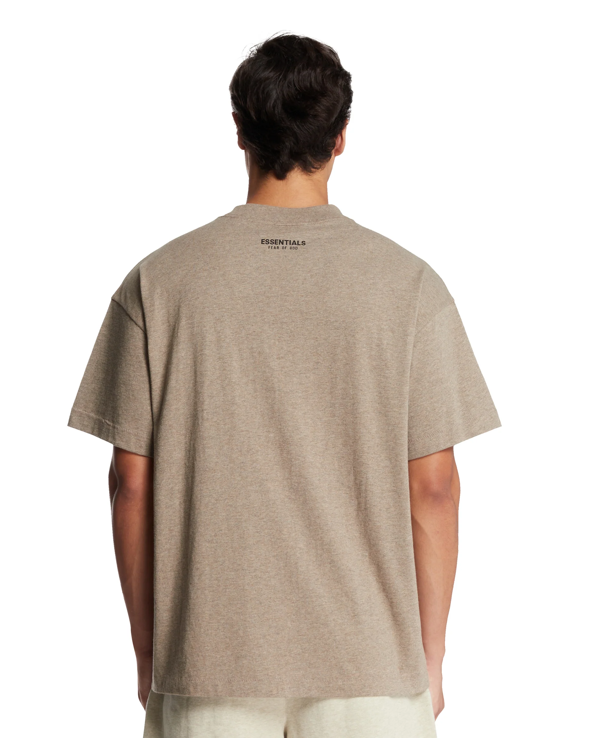 T-shirt In Cotone Con Logo Beige - Image 5