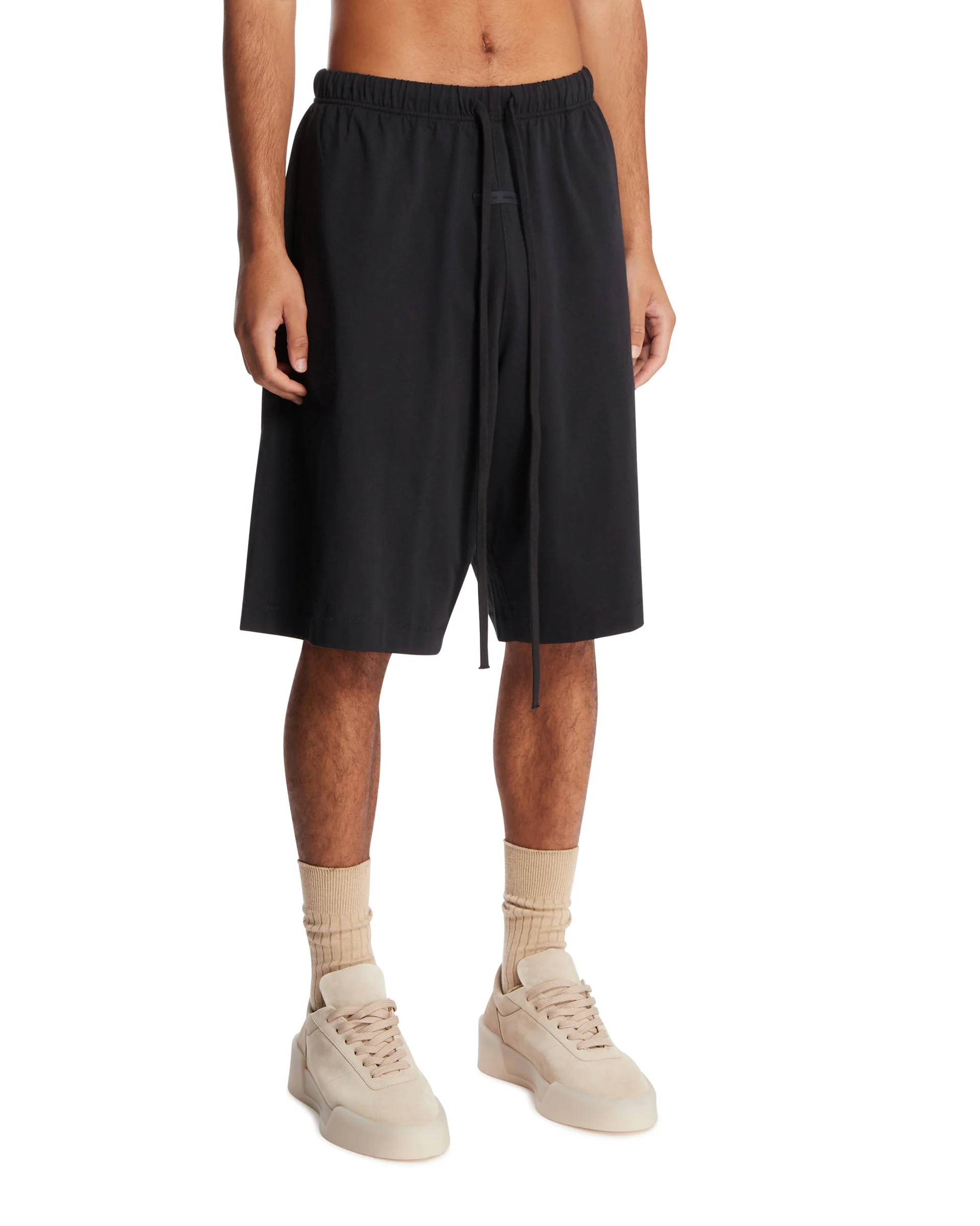 Pantaloncini Relaxed In Cotone Neri - Image 2