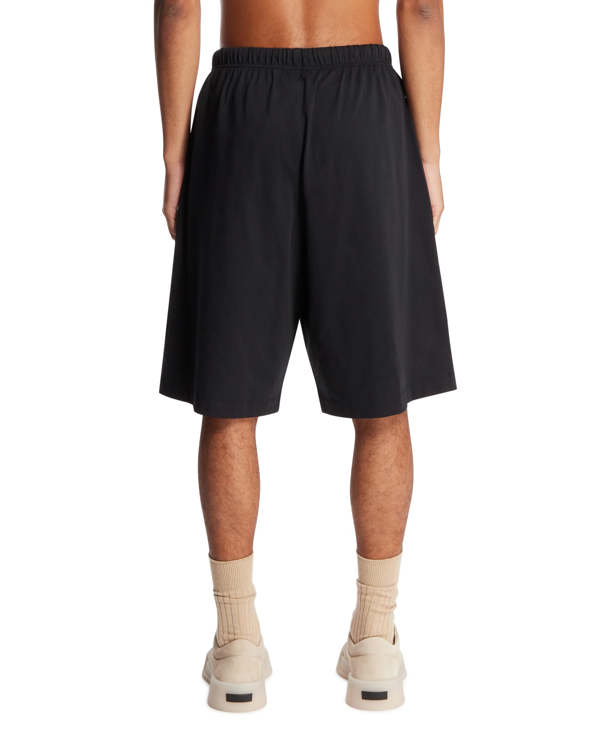 Pantaloncini Relaxed In Cotone Neri - Image 5