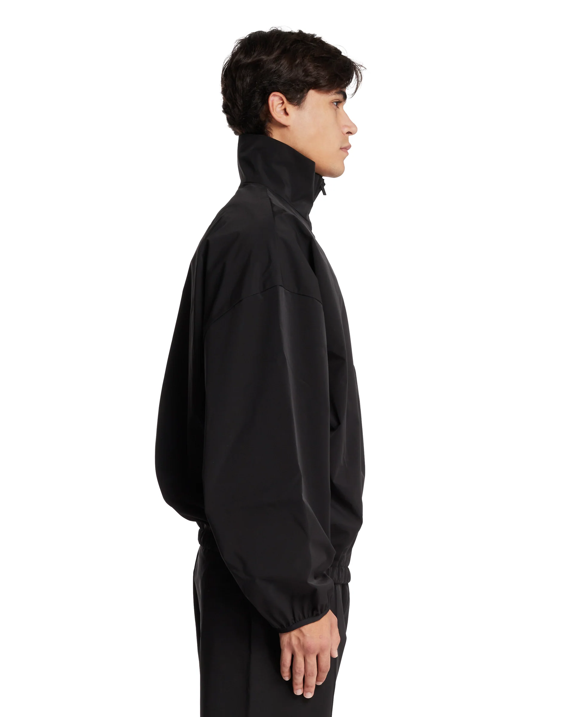 Felpa Con Zip E Logo Nera - Image 4
