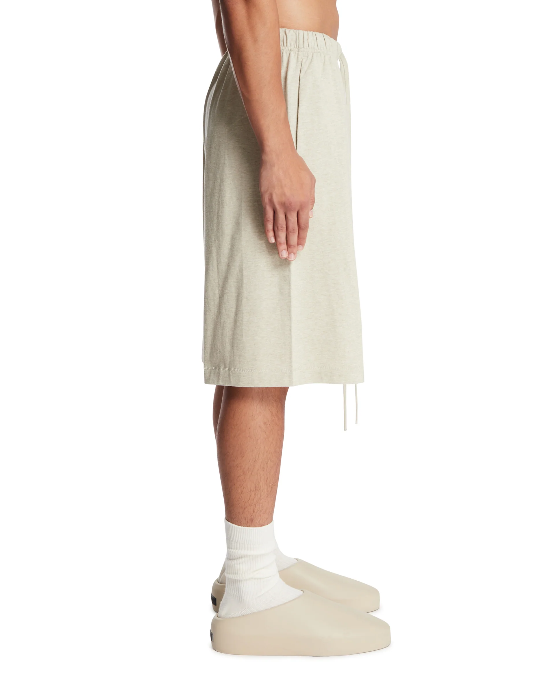 Pantaloncini In Cotone Grigi - Image 4